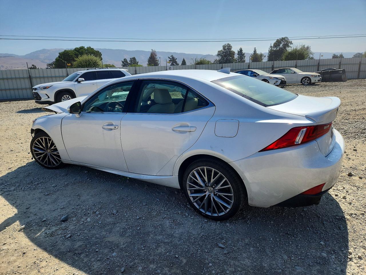 2015 Lexus Is 250 White vin: JTHBF1D20F5047662