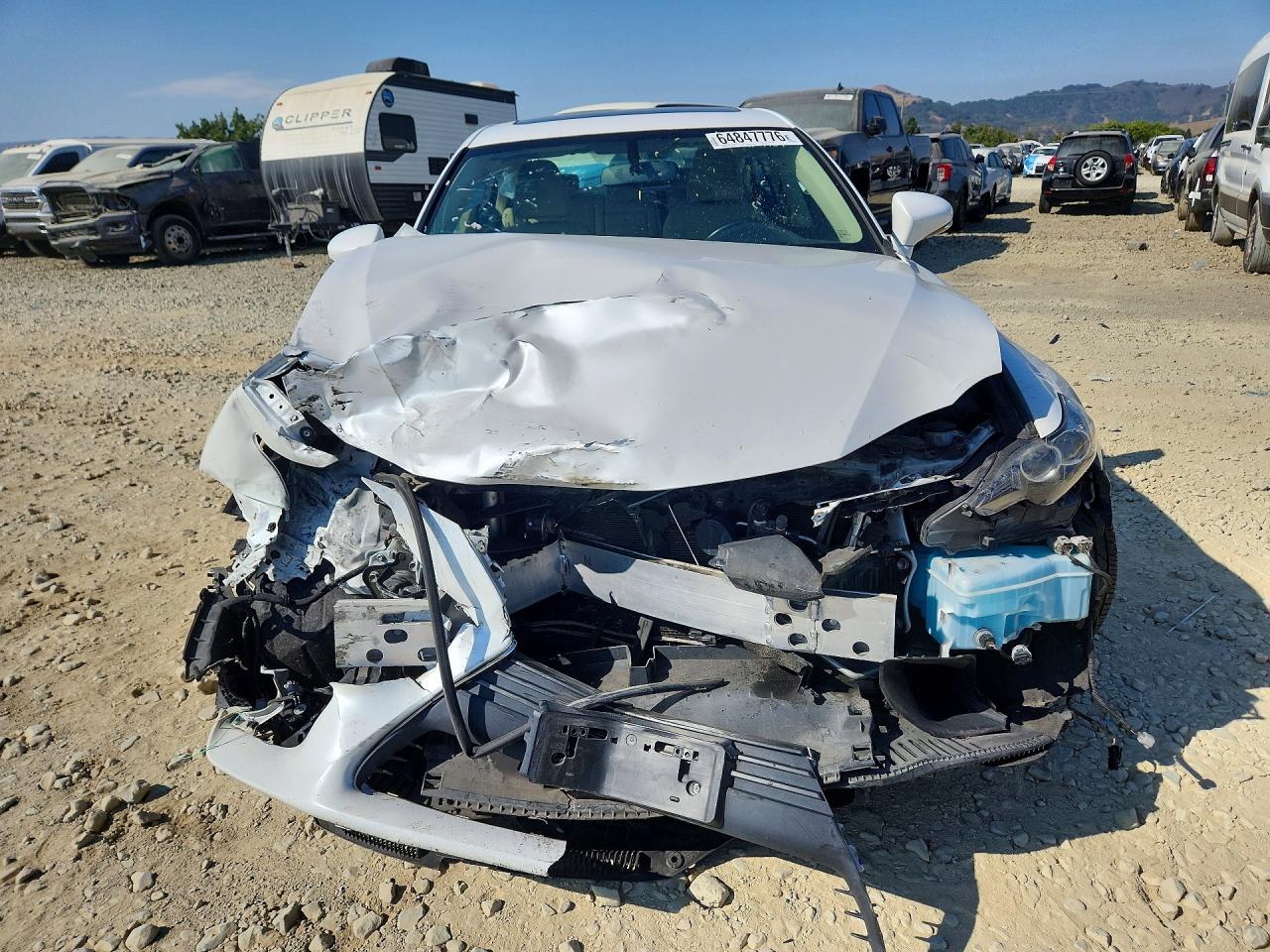 2015 Lexus Is 250 White vin: JTHBF1D20F5047662