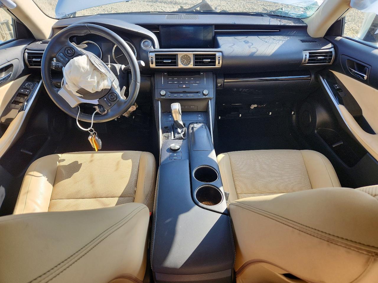 2015 Lexus Is 250 White vin: JTHBF1D20F5047662