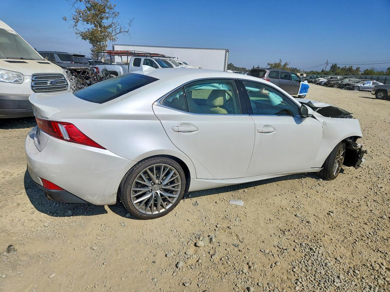 2015 Lexus Is 250 White vin: JTHBF1D20F5047662
