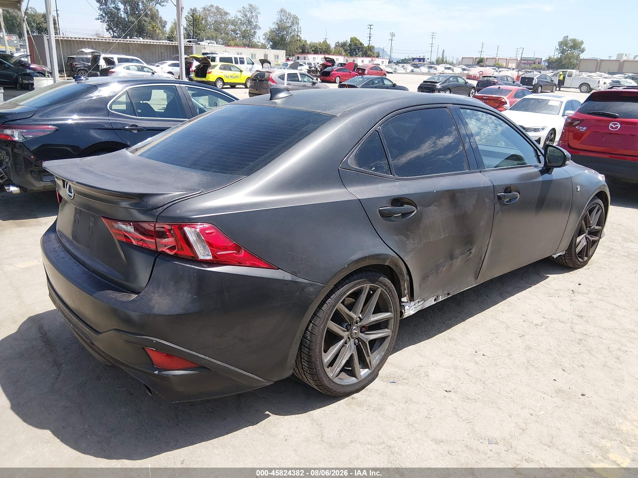 2015 Lexus Is 250   Black vin: JTHBF1D20F5050545