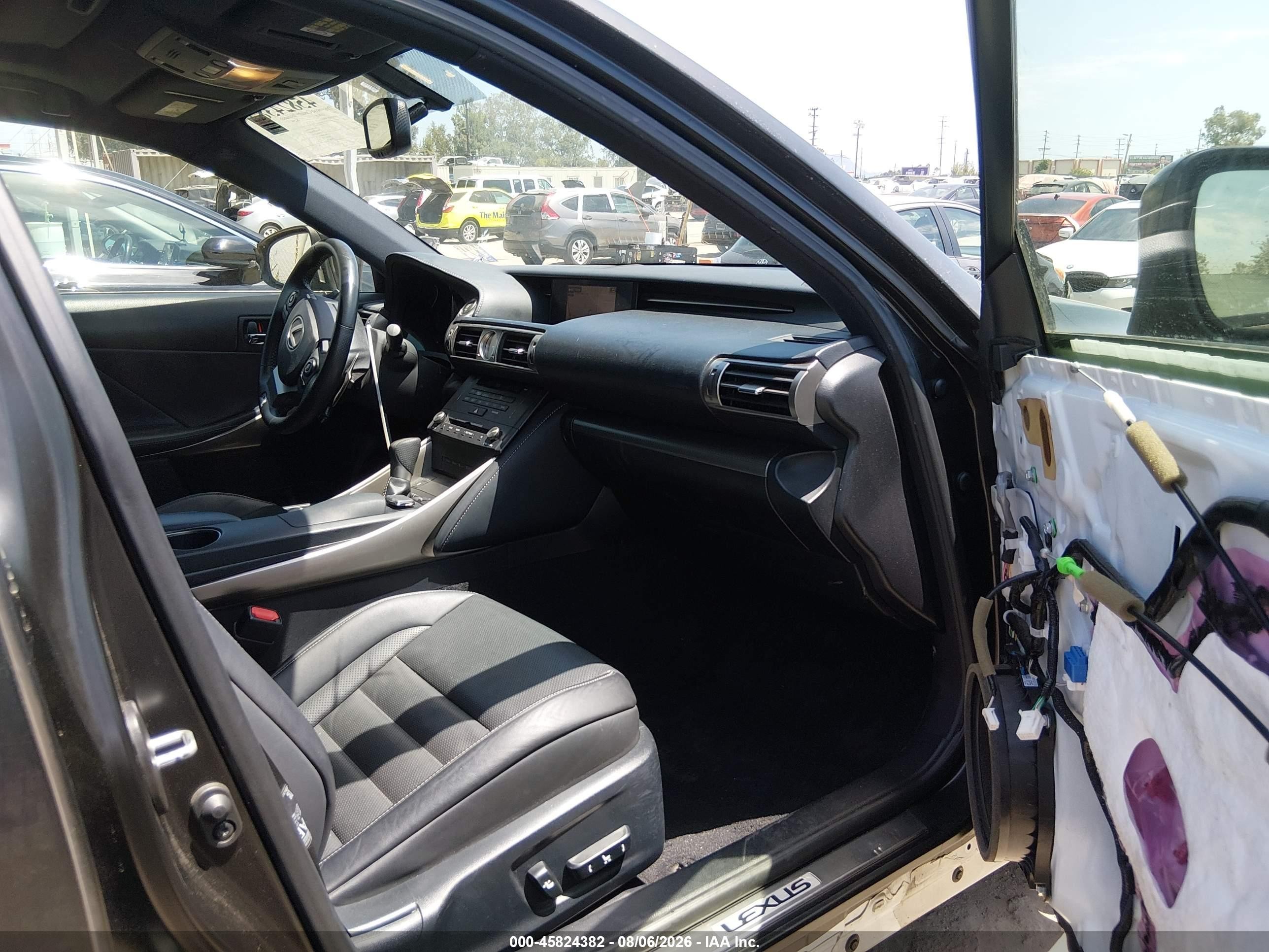 2015 Lexus Is 250   Black vin: JTHBF1D20F5050545