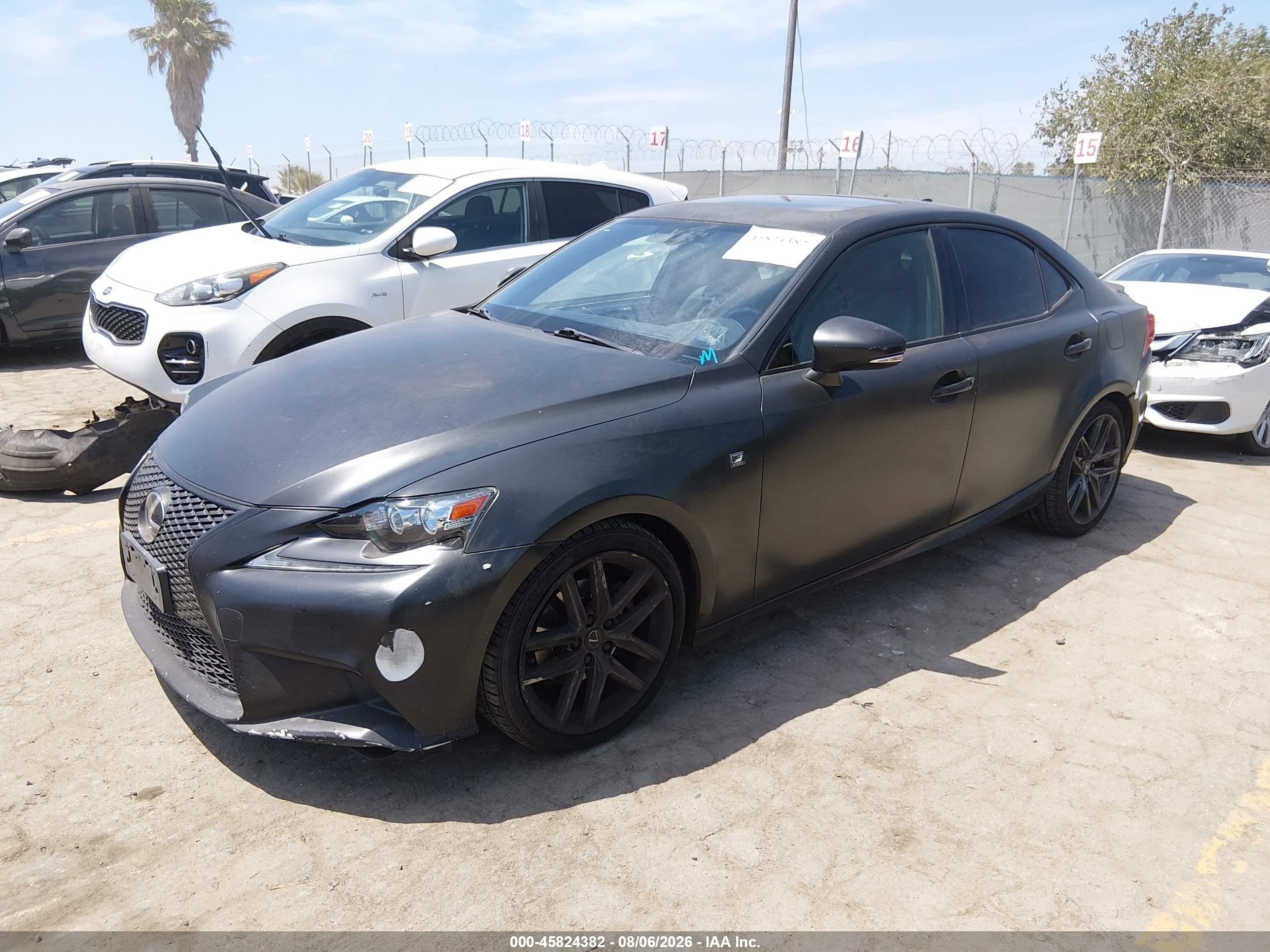 2015 Lexus Is 250   Black vin: JTHBF1D20F5050545