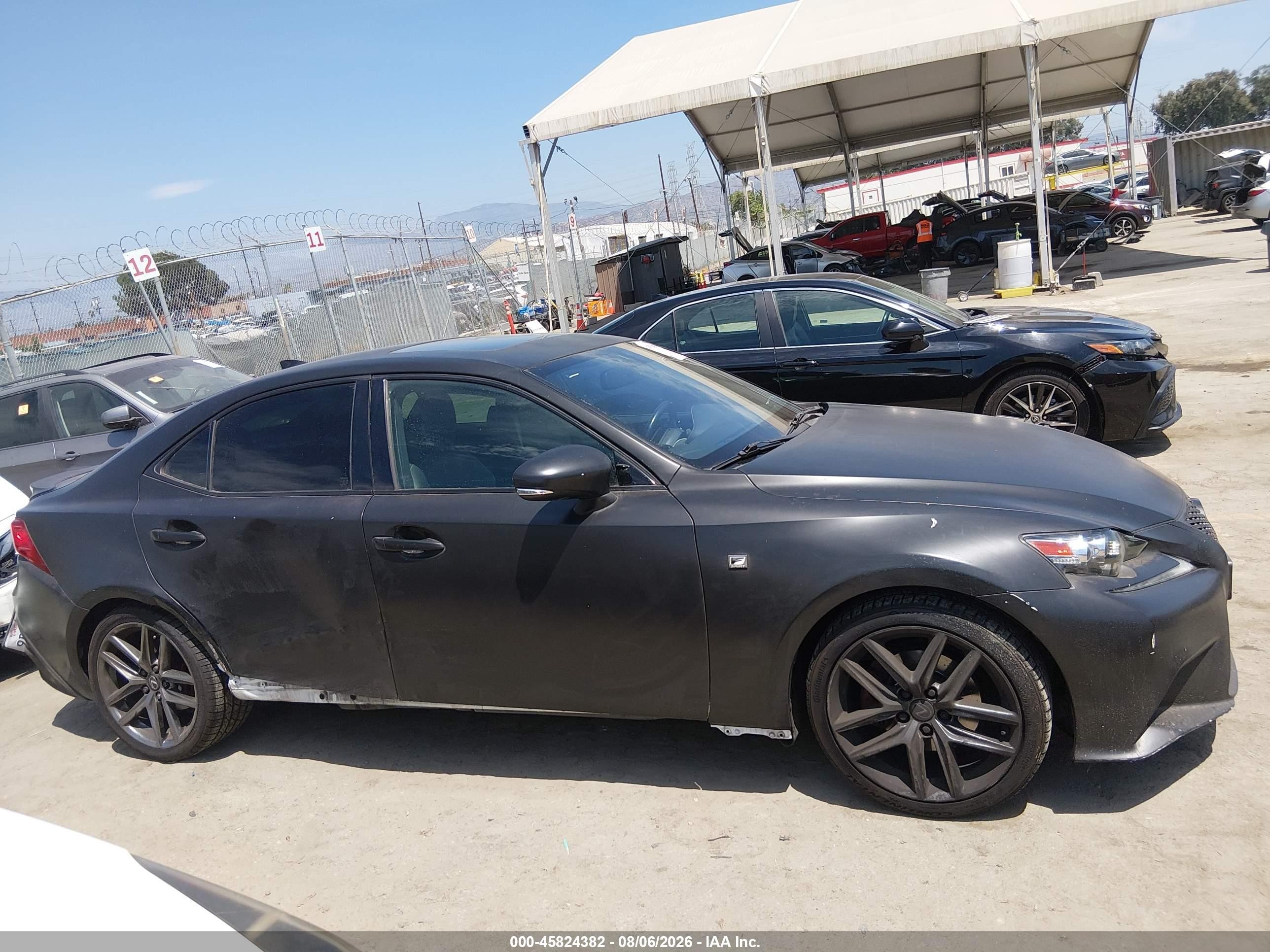 2015 Lexus Is 250   Black vin: JTHBF1D20F5050545