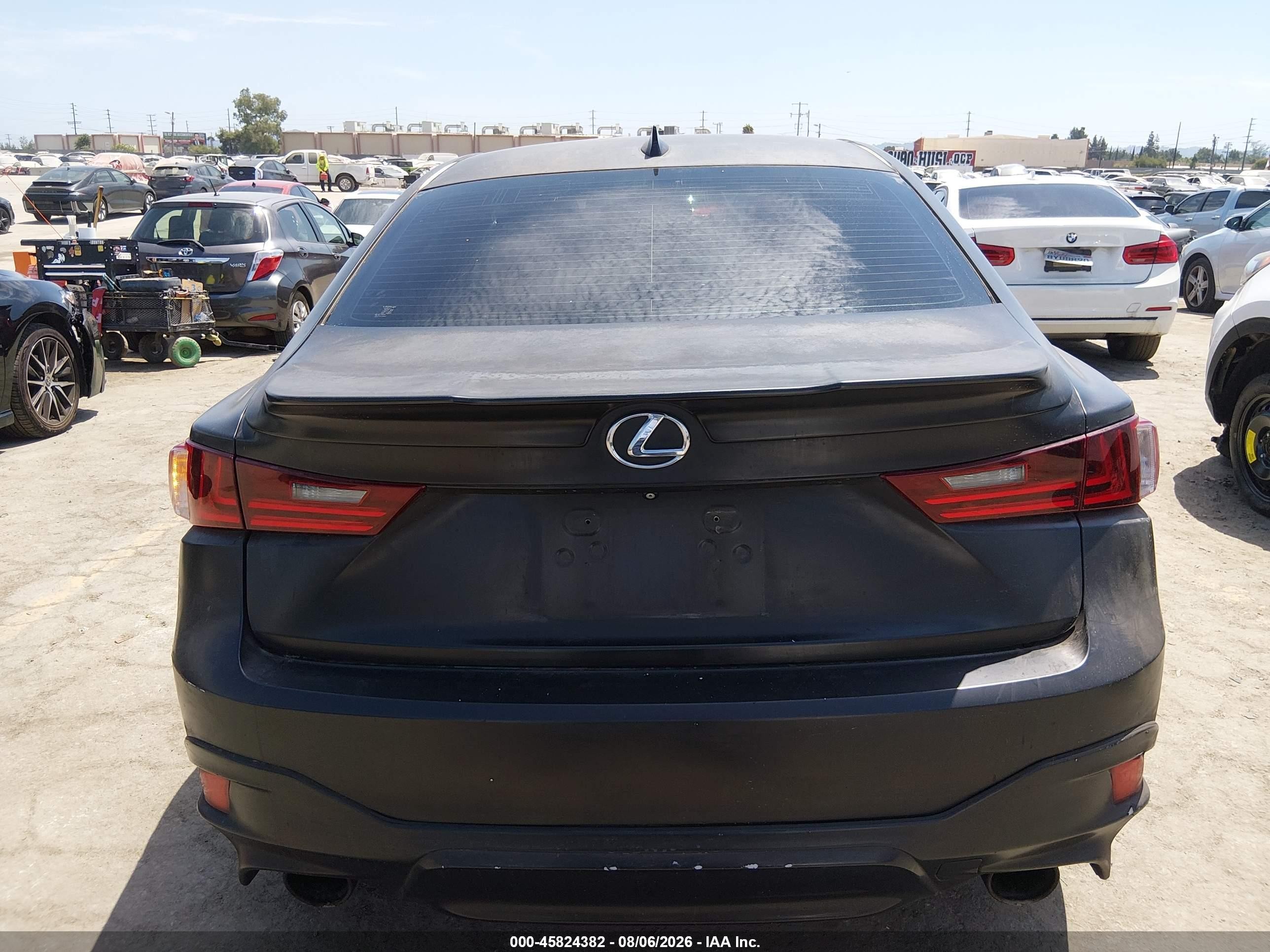 2015 Lexus Is 250   Black vin: JTHBF1D20F5050545