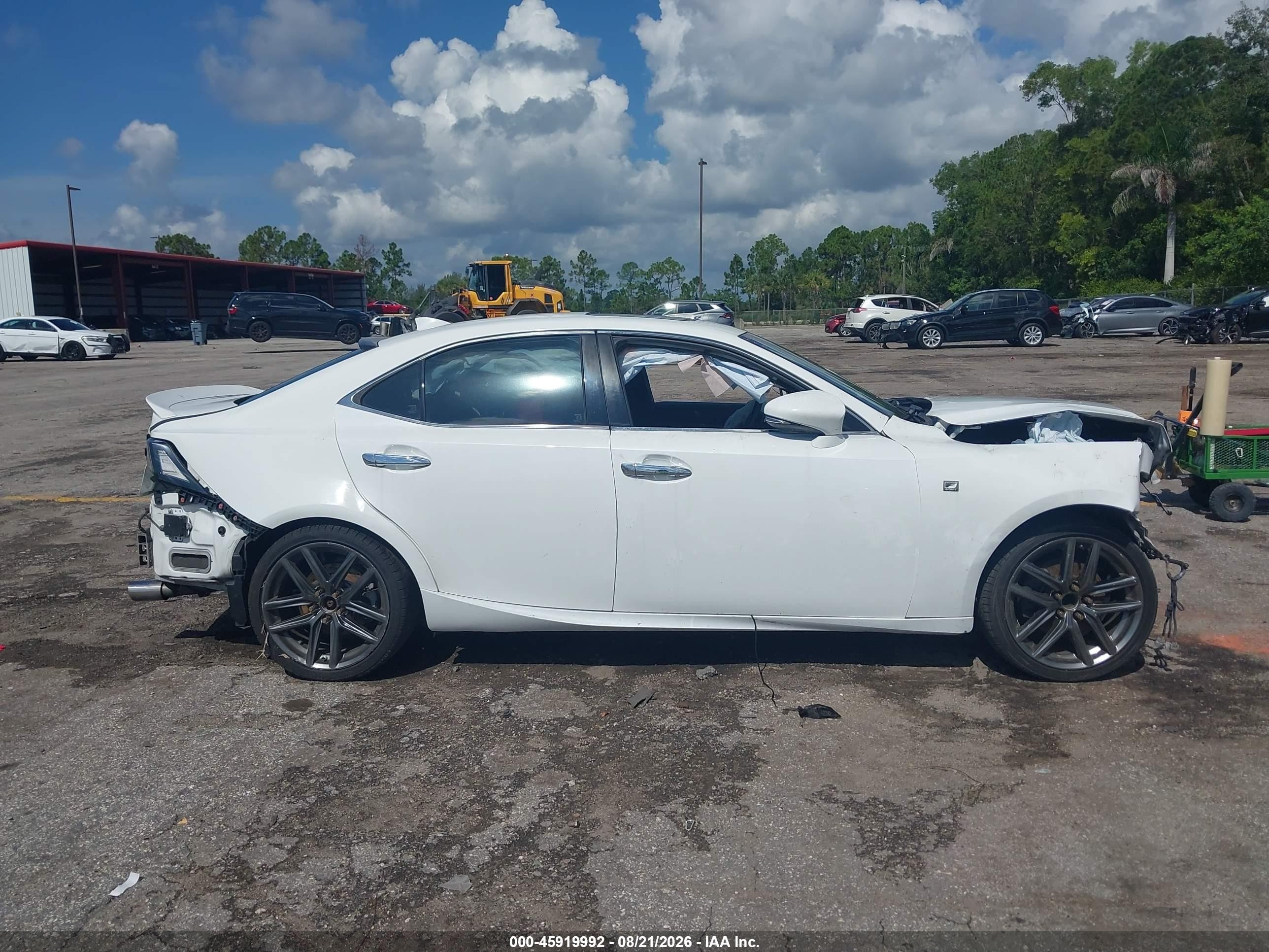 2015 Lexus Is 250   White vin: JTHBF1D20F5051114