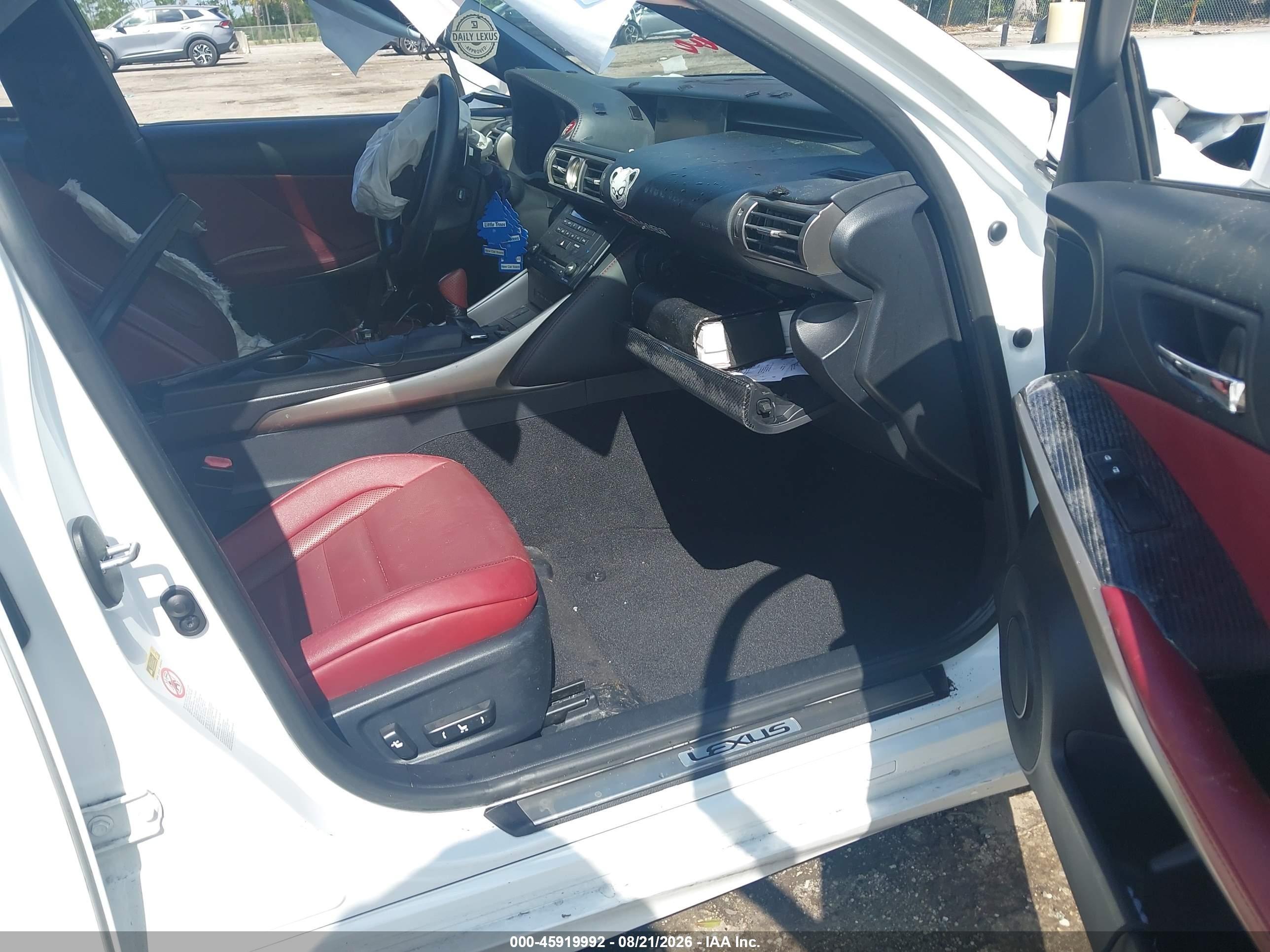 2015 Lexus Is 250   White vin: JTHBF1D20F5051114