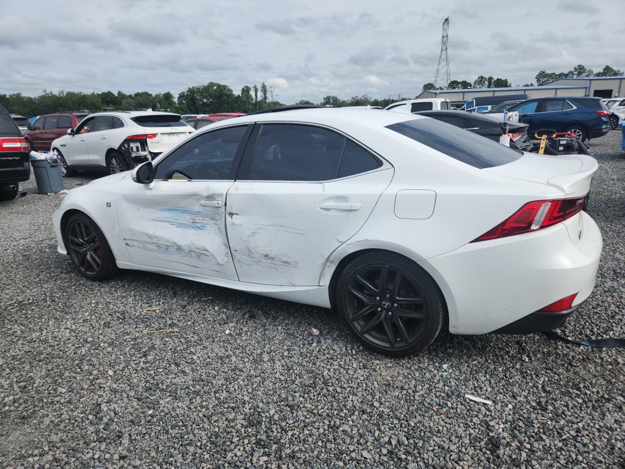 2015 Lexus Is 250 White vin: JTHBF1D20F5054322