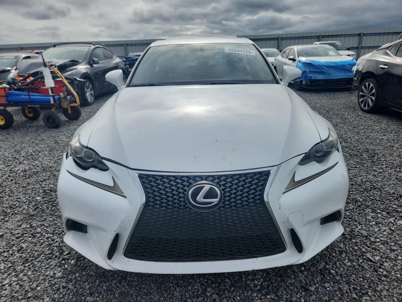 2015 Lexus Is 250 White vin: JTHBF1D20F5054322