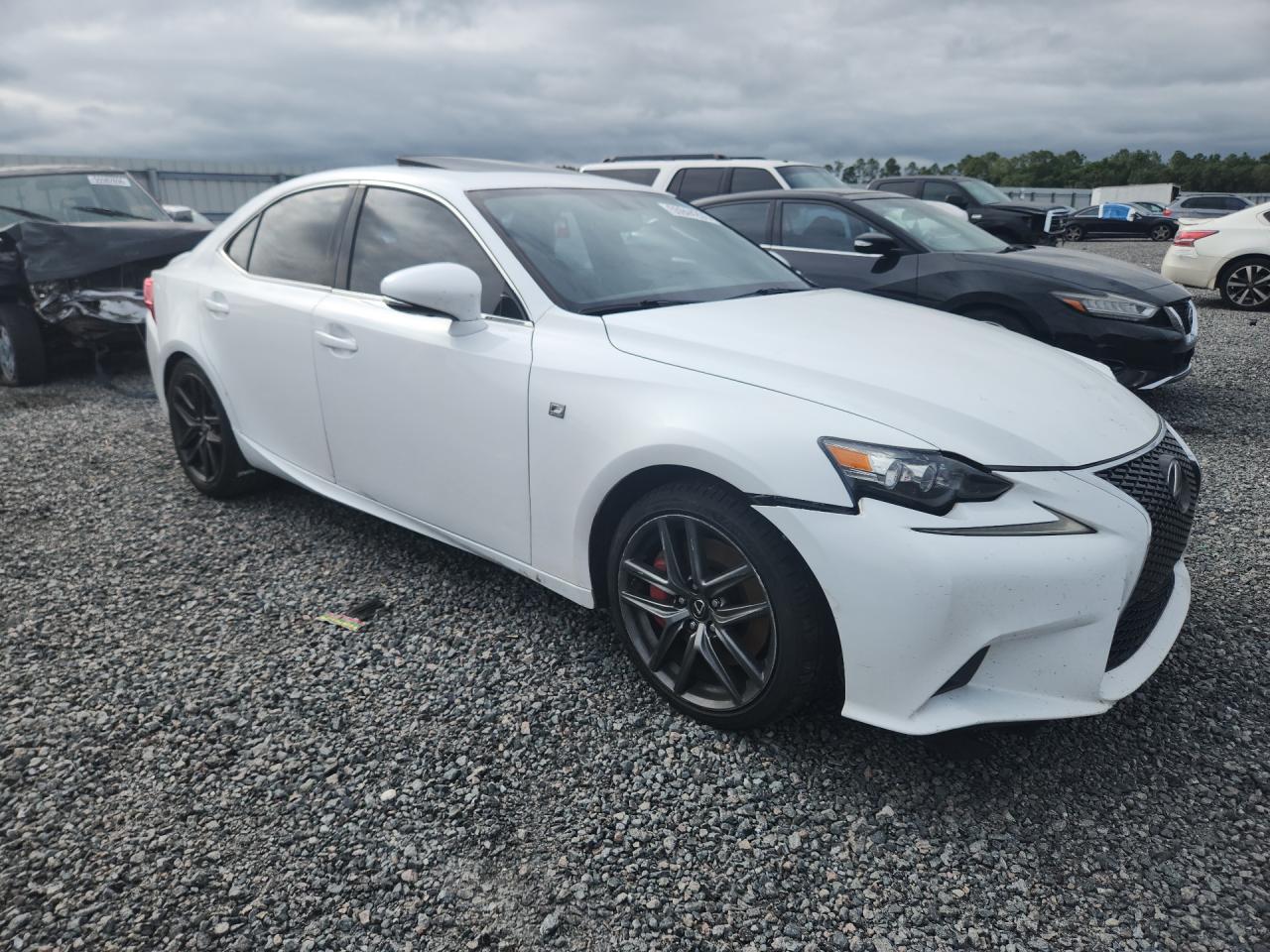 2015 Lexus Is 250 White vin: JTHBF1D20F5054322