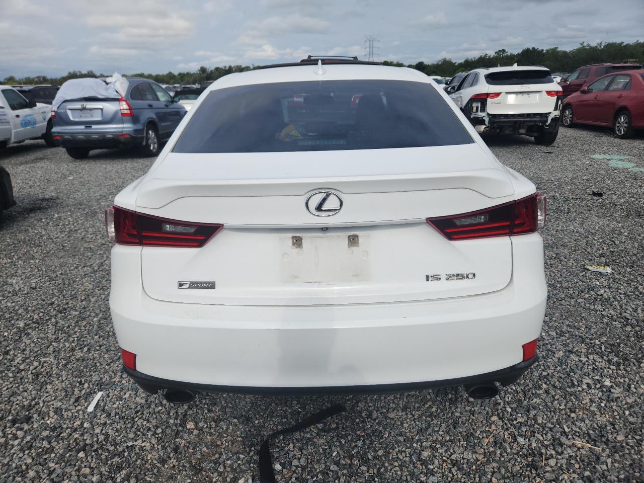 2015 Lexus Is 250 White vin: JTHBF1D20F5054322