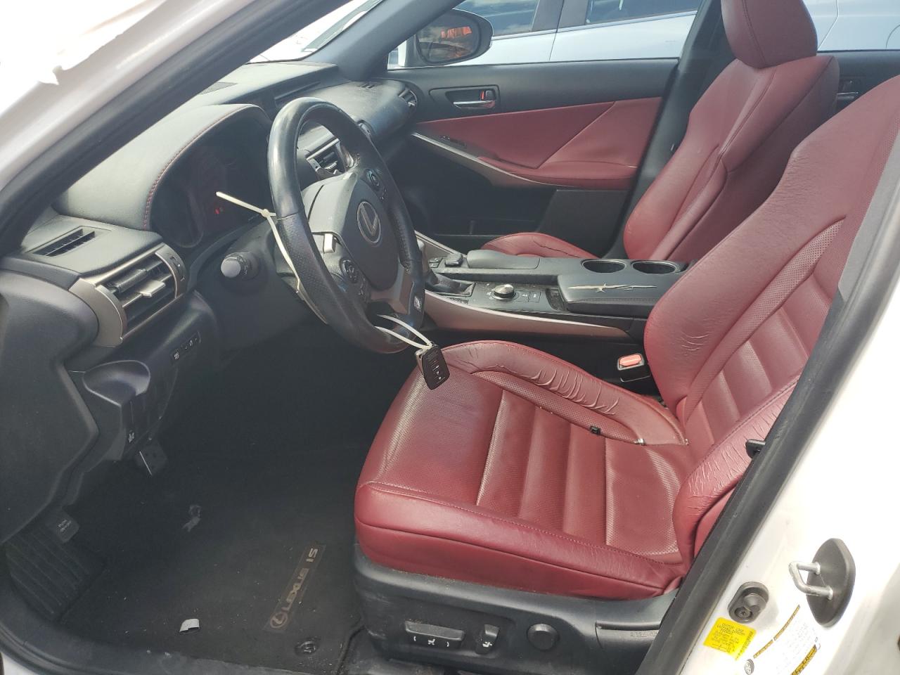 2015 Lexus Is 250 White vin: JTHBF1D20F5054322
