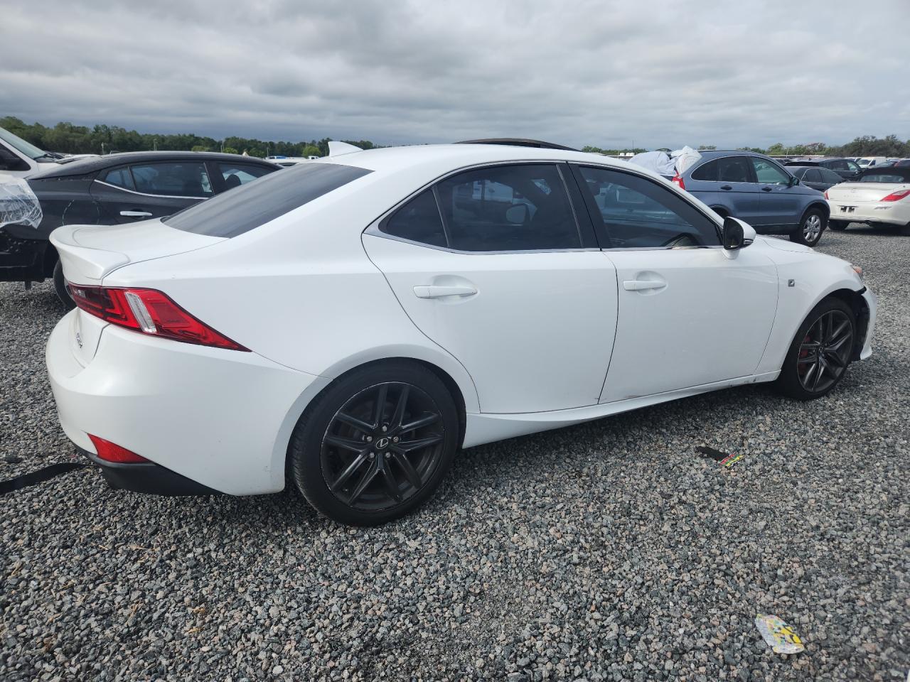 2015 Lexus Is 250 White vin: JTHBF1D20F5054322