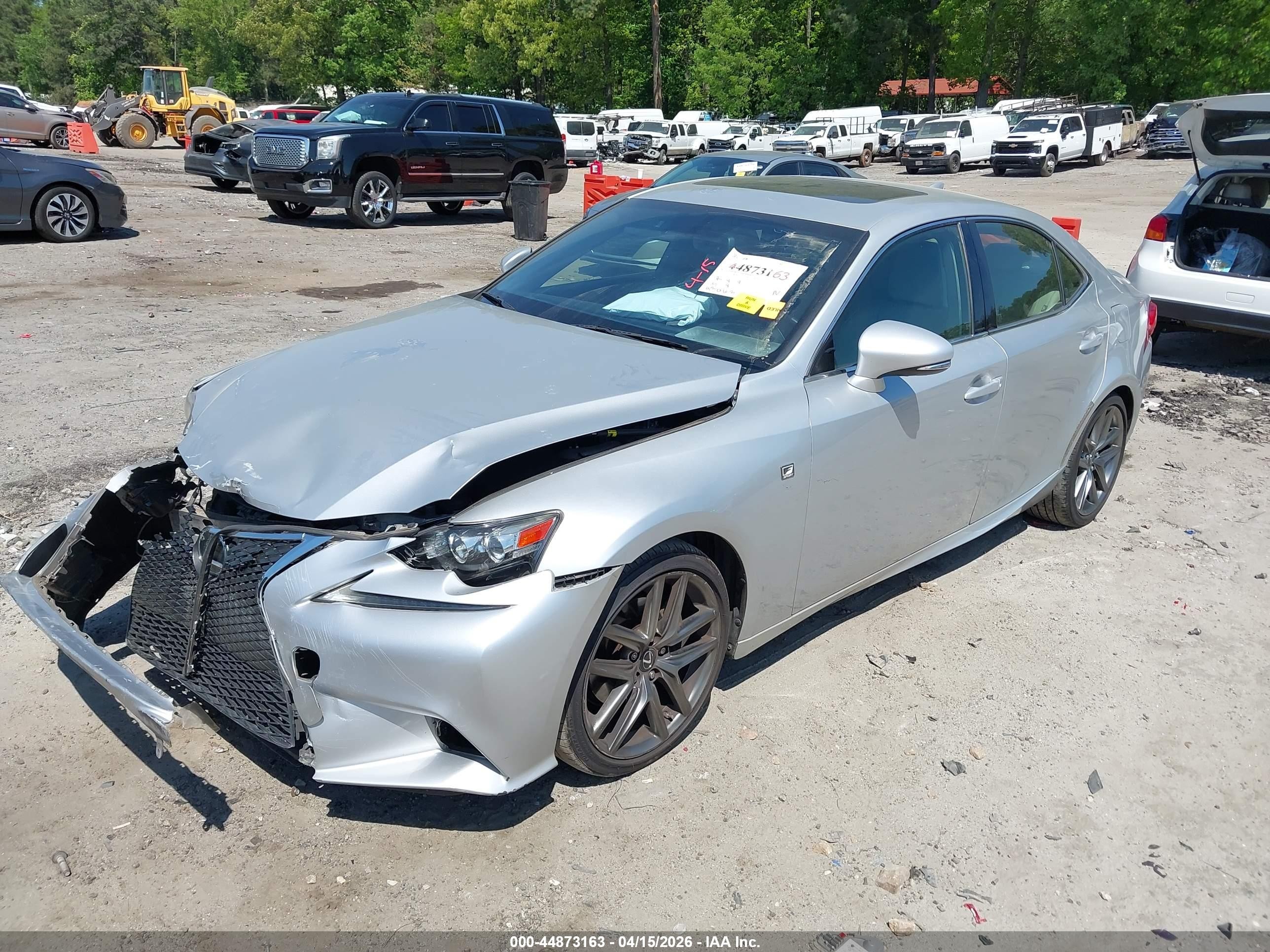 2015 Lexus Is 250   Серебряный vin: JTHBF1D20F5056135