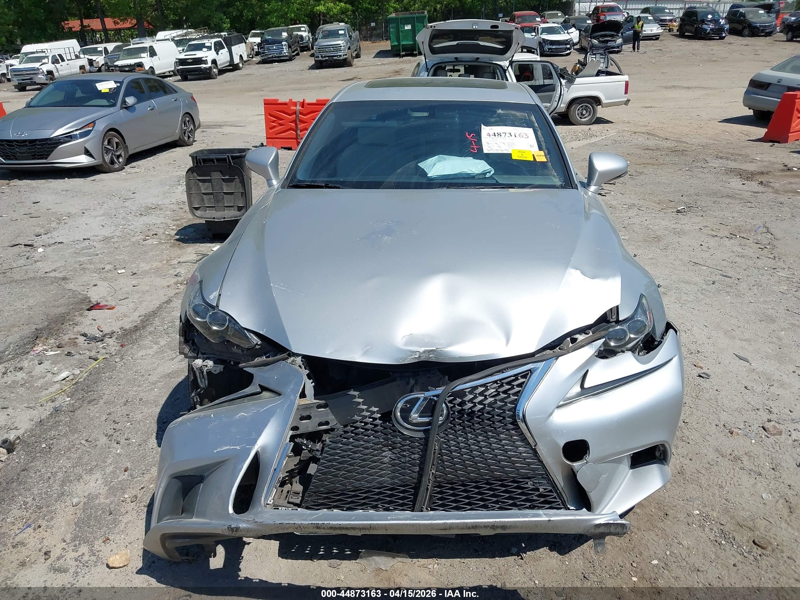 2015 Lexus Is 250   Серебряный vin: JTHBF1D20F5056135