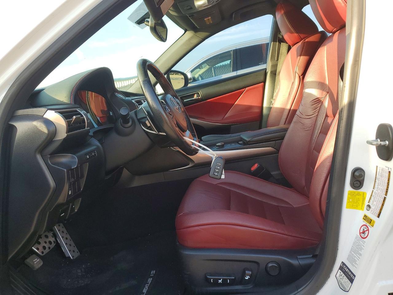 2015 Lexus Is 250 White vin: JTHBF1D20F5060217