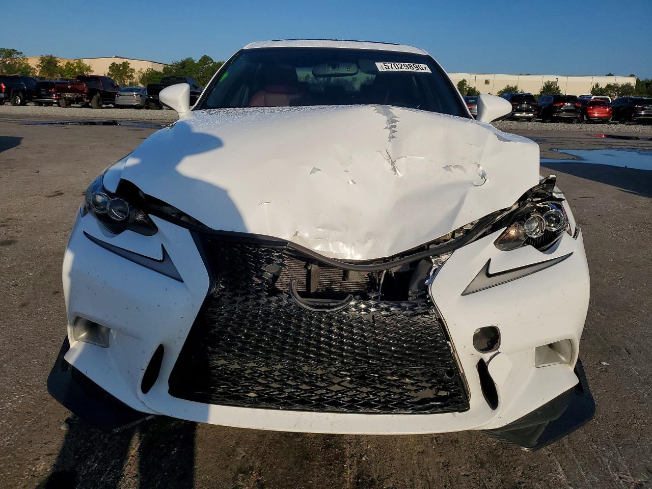 2015 Lexus Is 250 White vin: JTHBF1D20F5060217