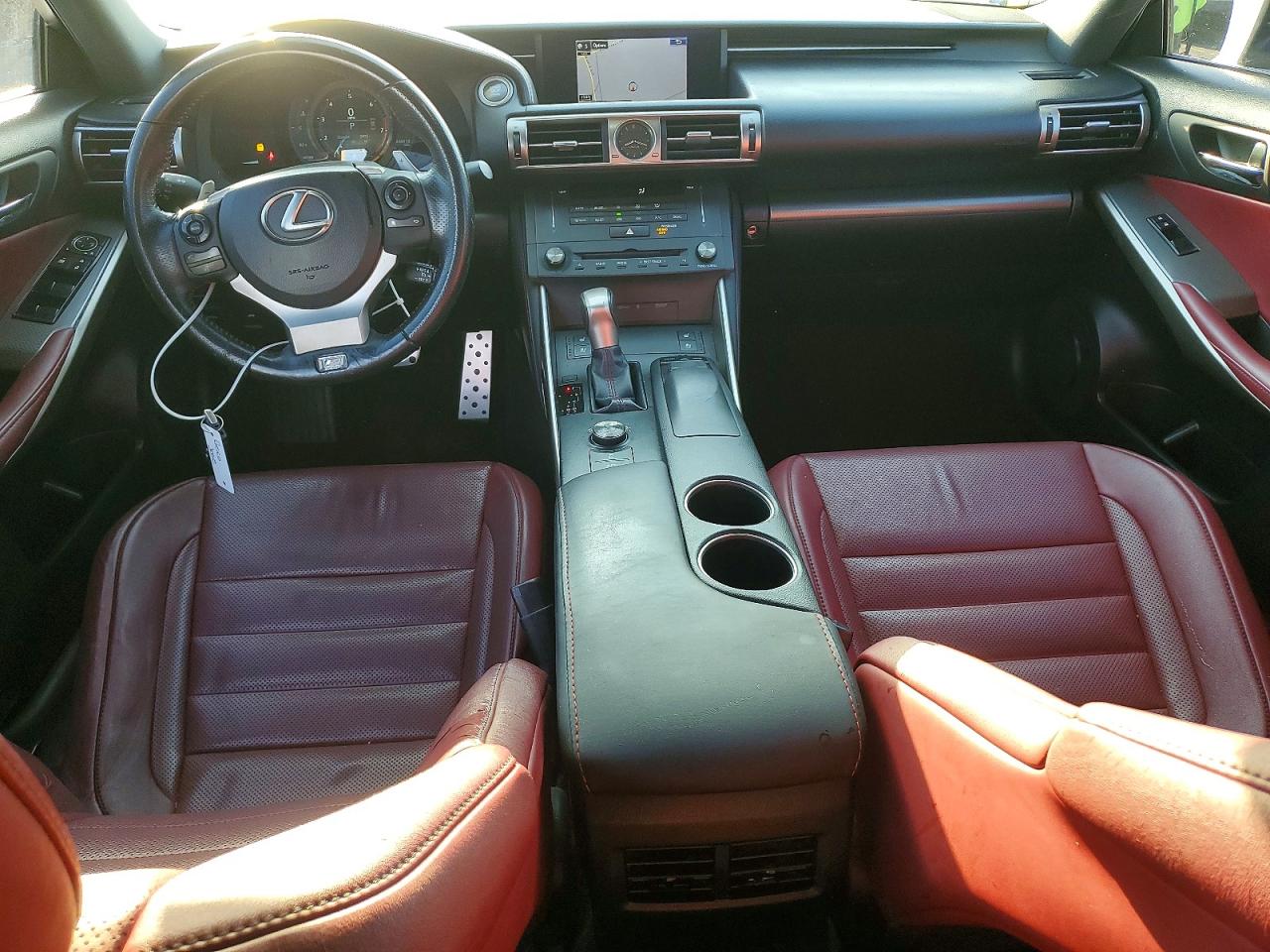 2015 Lexus Is 250 White vin: JTHBF1D20F5060217