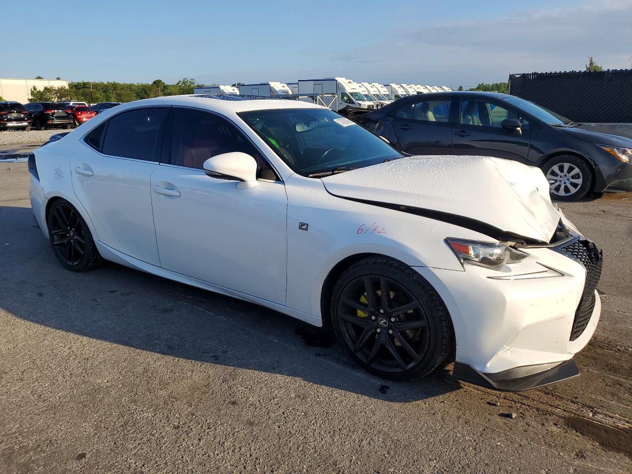 2015 Lexus Is 250 White vin: JTHBF1D20F5060217