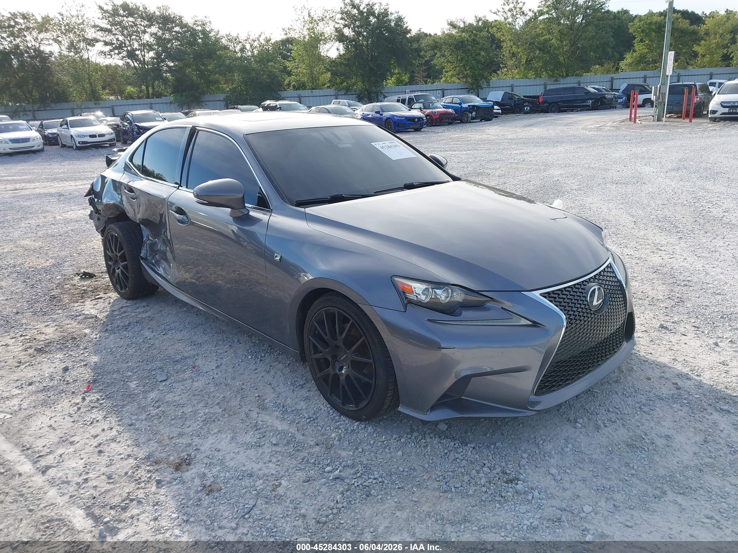2015 Lexus Is 250   Gray vin: JTHBF1D20F5063263