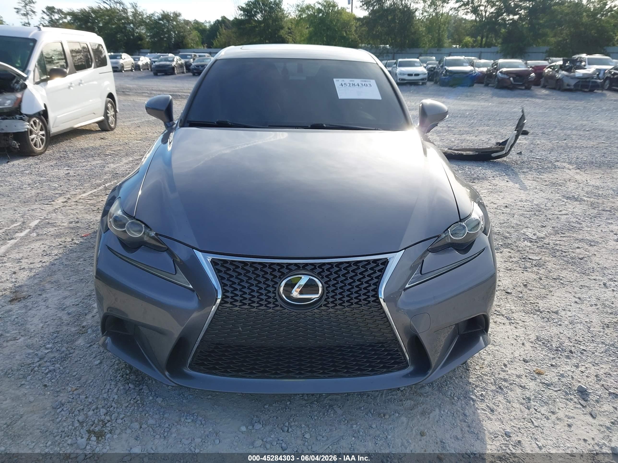 2015 Lexus Is 250   Gray vin: JTHBF1D20F5063263