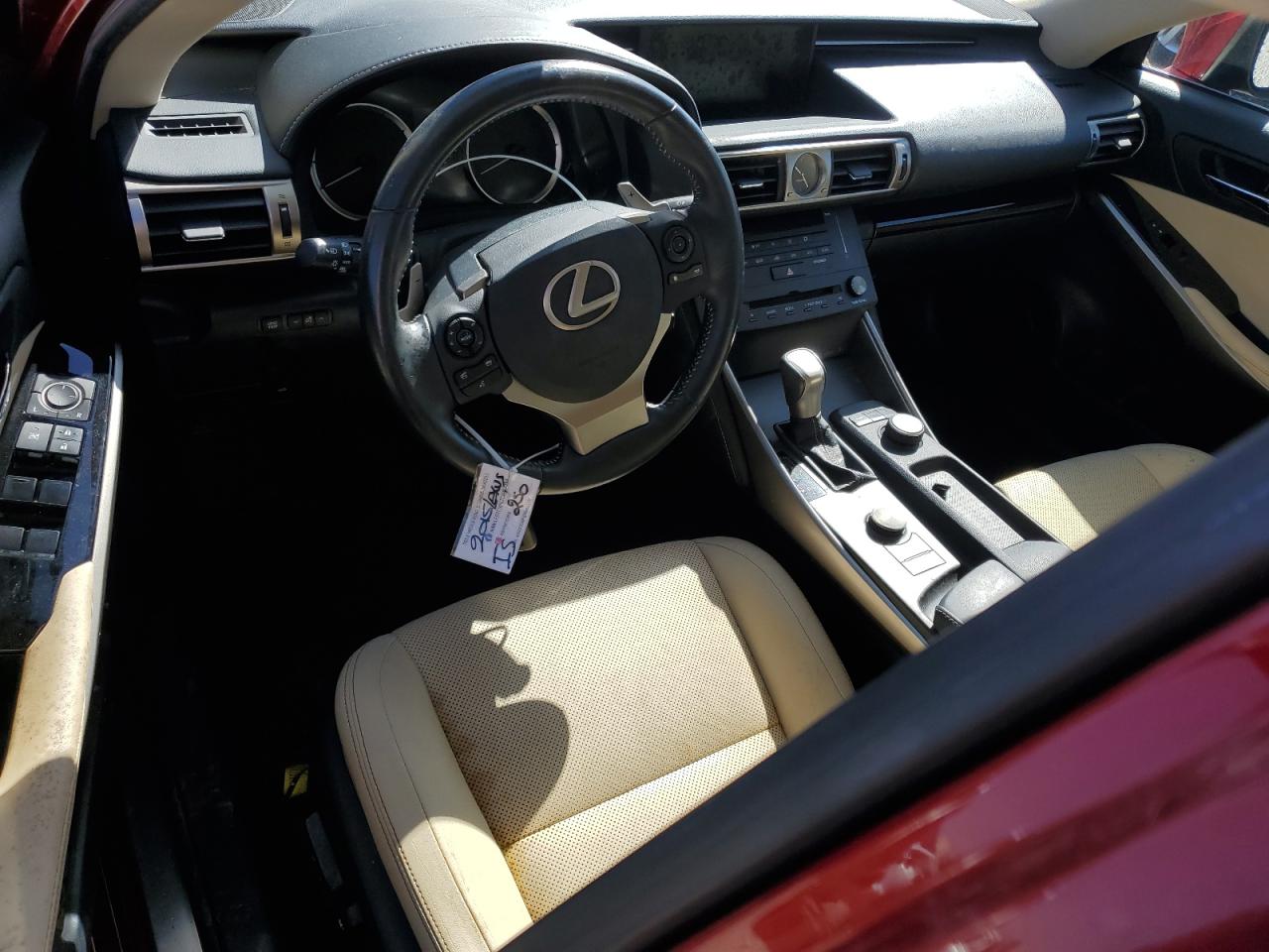 2015 Lexus Is 250 Red vin: JTHBF1D20F5066440