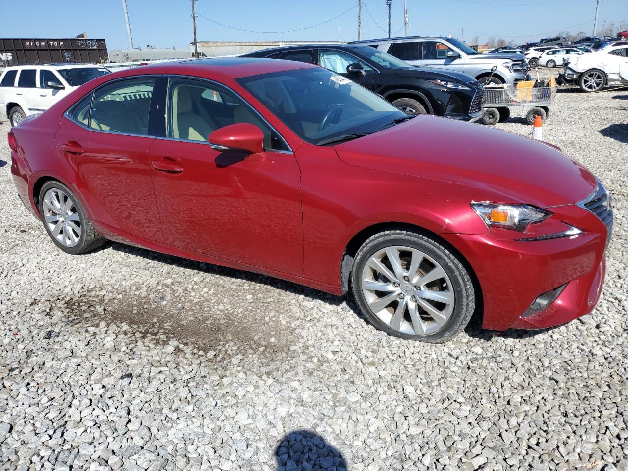 2015 Lexus Is 250 Red vin: JTHBF1D20F5066440