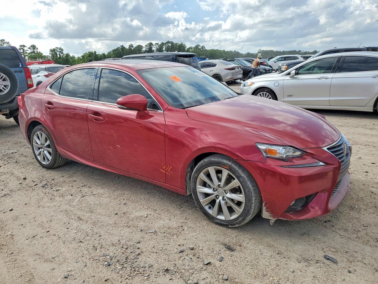 2015 Lexus Is 250 Red vin: JTHBF1D20F5066440