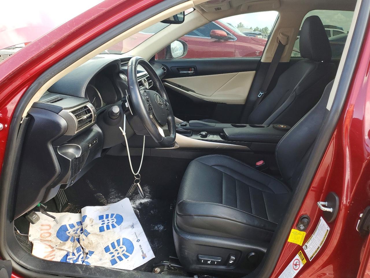 2015 Lexus Is 250 Red vin: JTHBF1D20F5066440