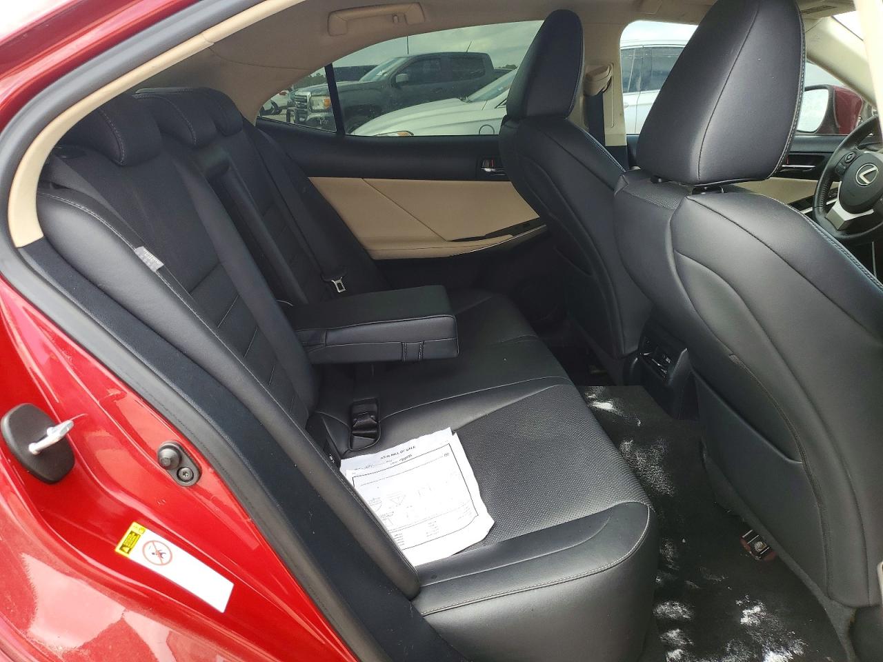 2015 Lexus Is 250 Red vin: JTHBF1D20F5066440