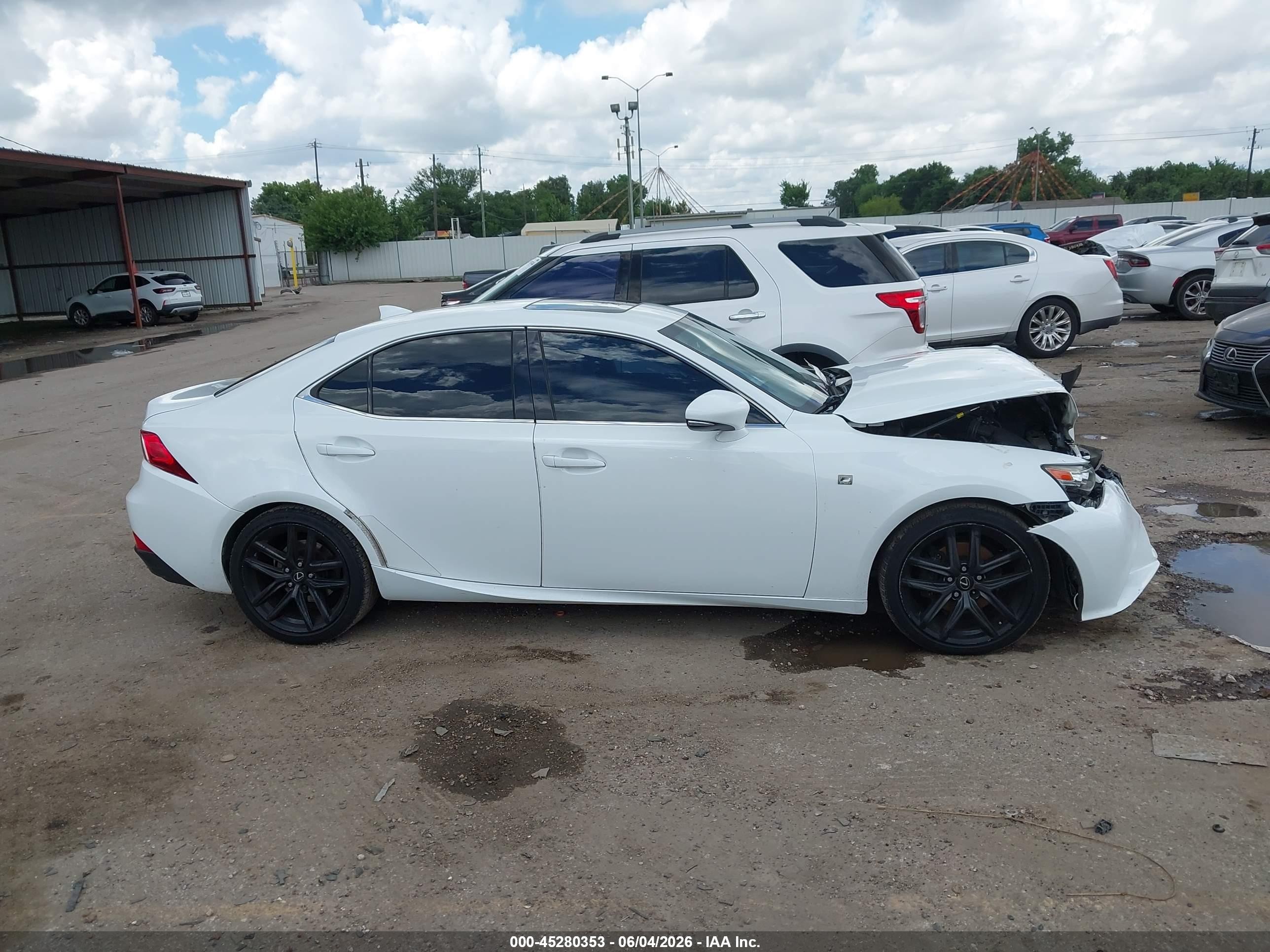 2015 Lexus Is 250   Белый vin: JTHBF1D20F5072450