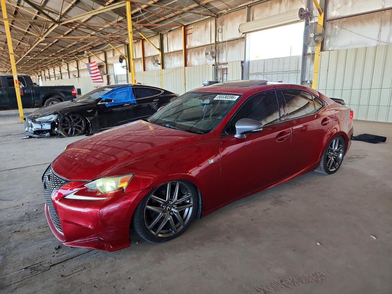2014 Lexus Is 250 Burgundy vin: JTHBF1D21E5001188