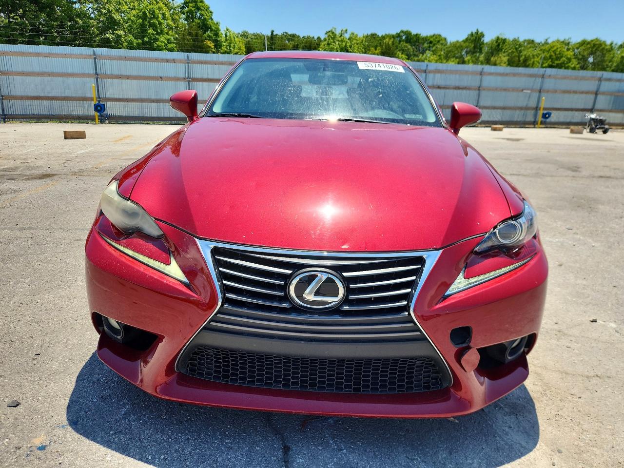 2014 Lexus Is 250 Red vin: JTHBF1D21E5006343