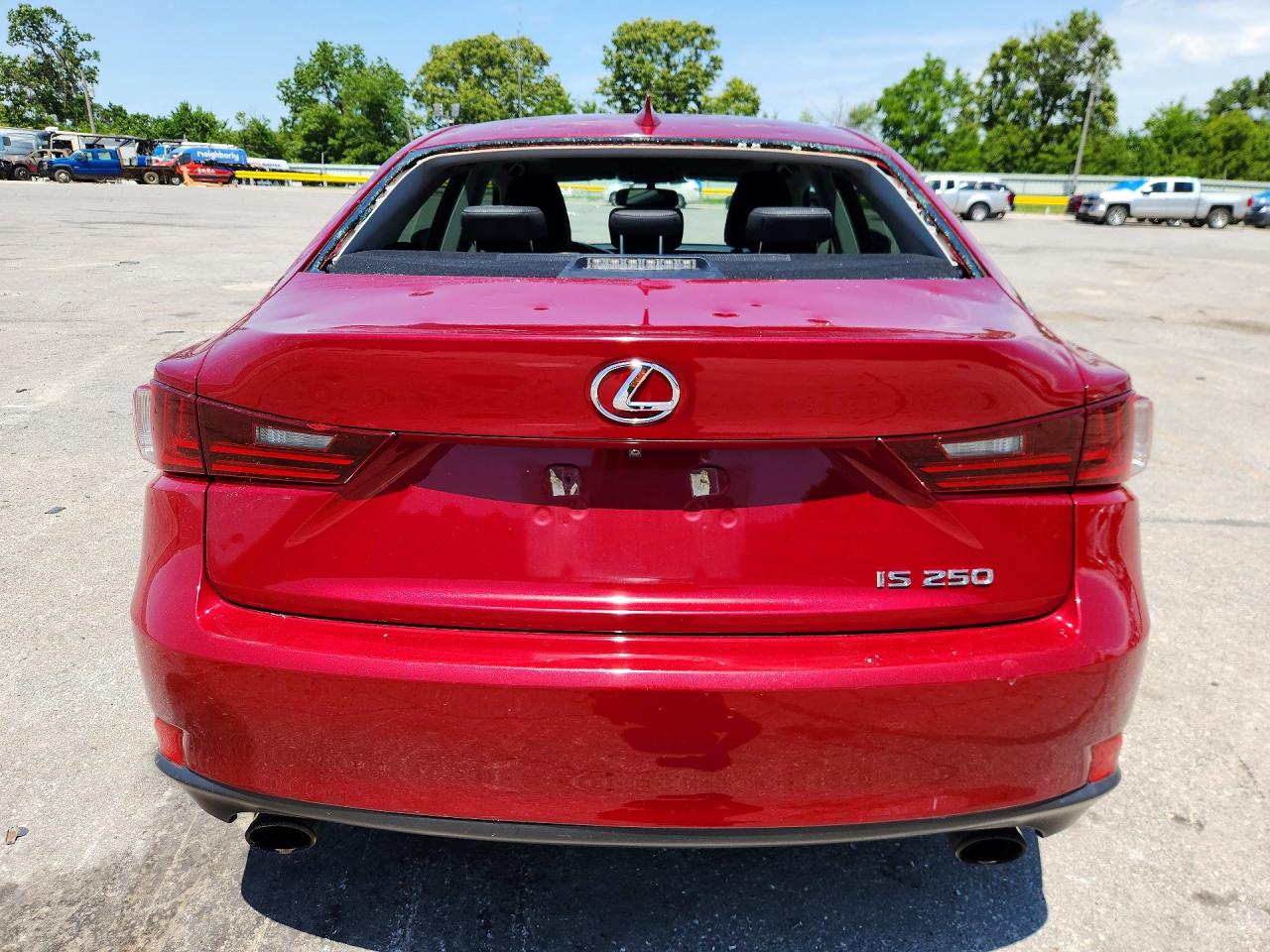 2014 Lexus Is 250 Red vin: JTHBF1D21E5006343