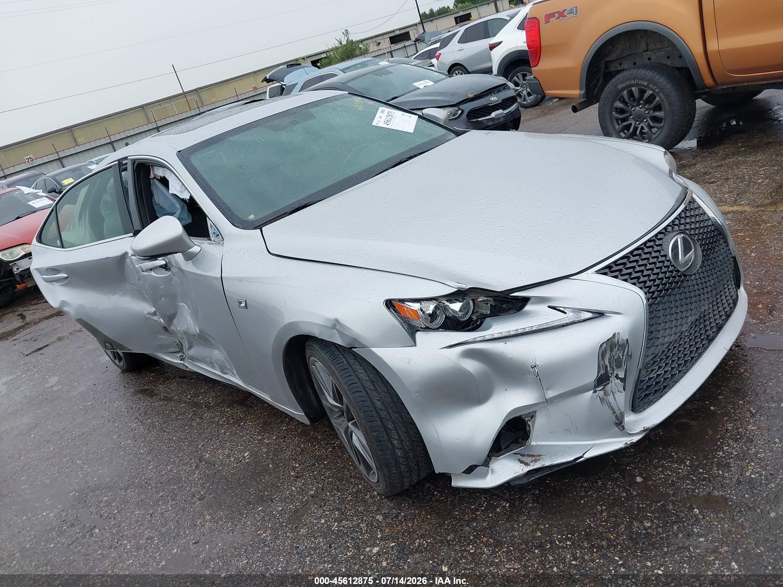 2014 Lexus Is 250   Silver vin: JTHBF1D21E5008710