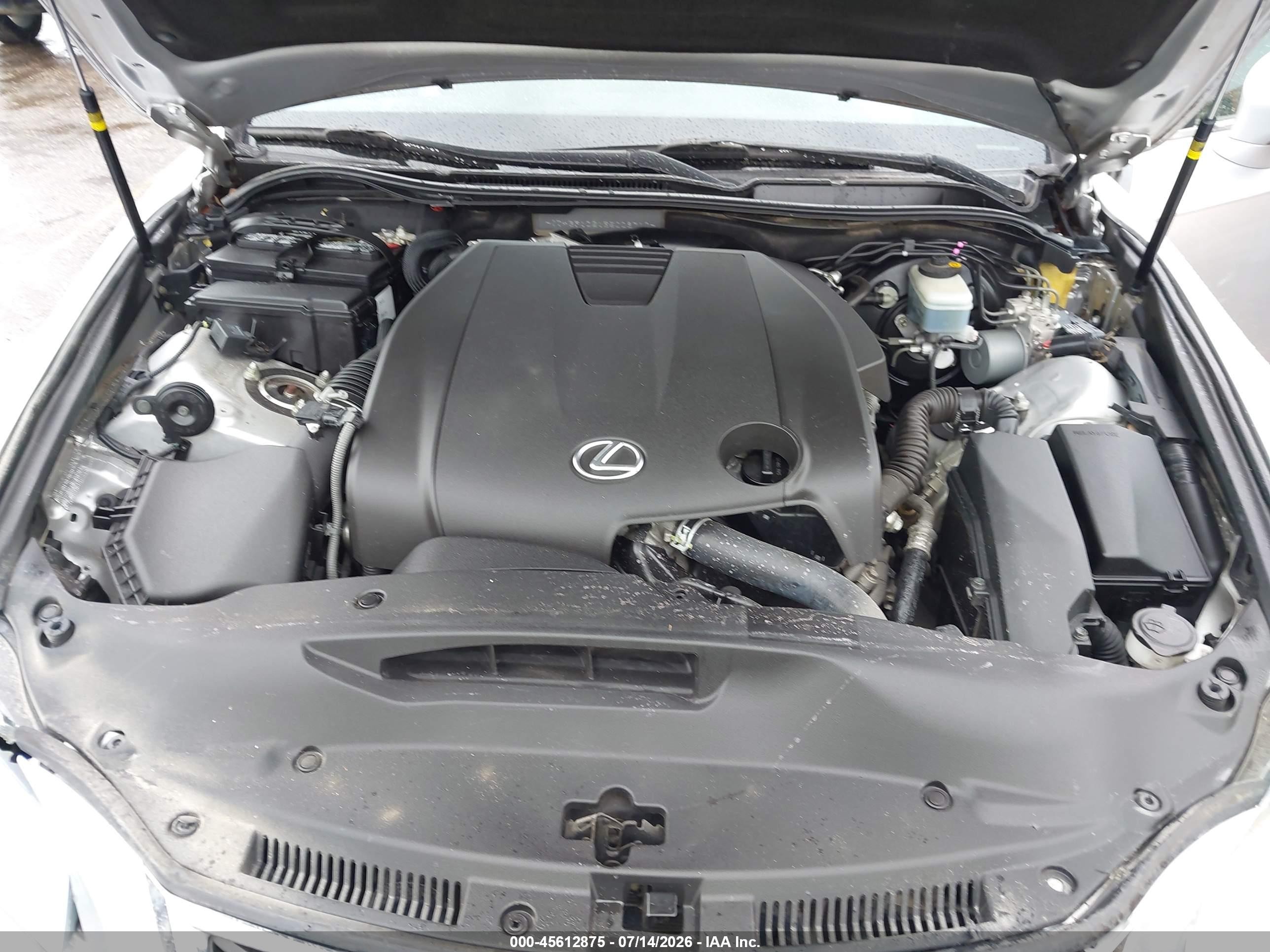2014 Lexus Is 250   Silver vin: JTHBF1D21E5008710