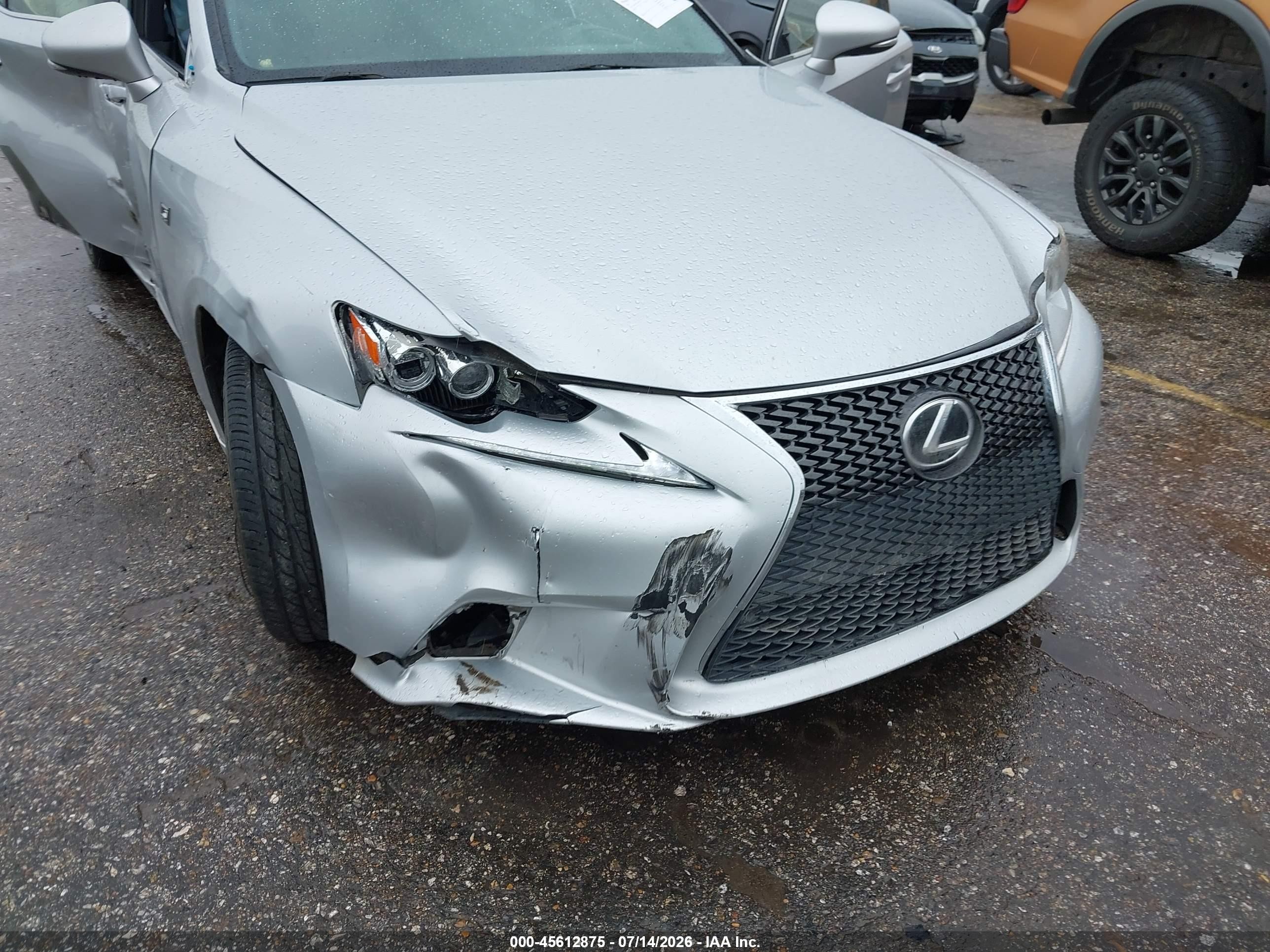 2014 Lexus Is 250   Silver vin: JTHBF1D21E5008710
