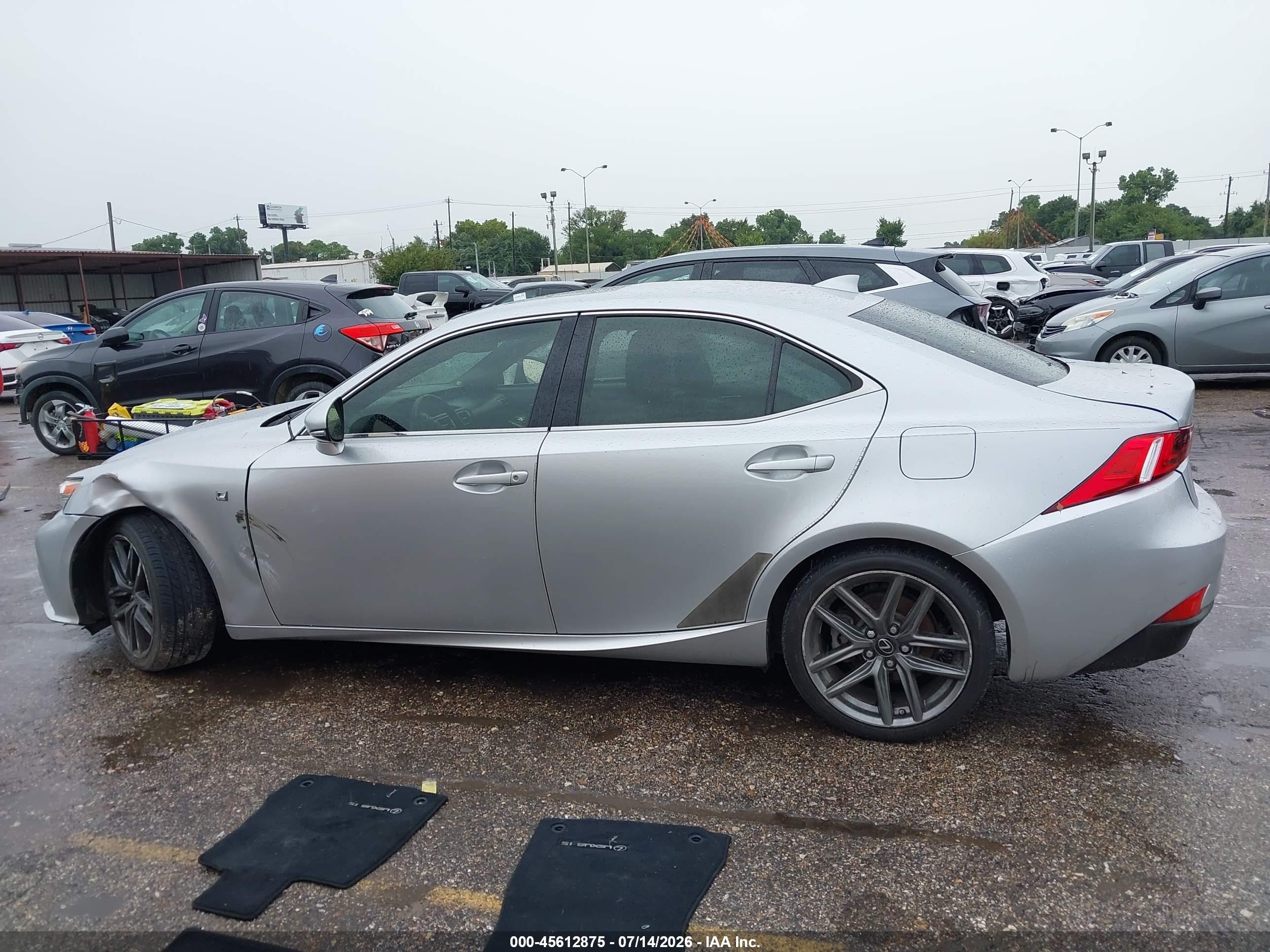 2014 Lexus Is 250   Silver vin: JTHBF1D21E5008710