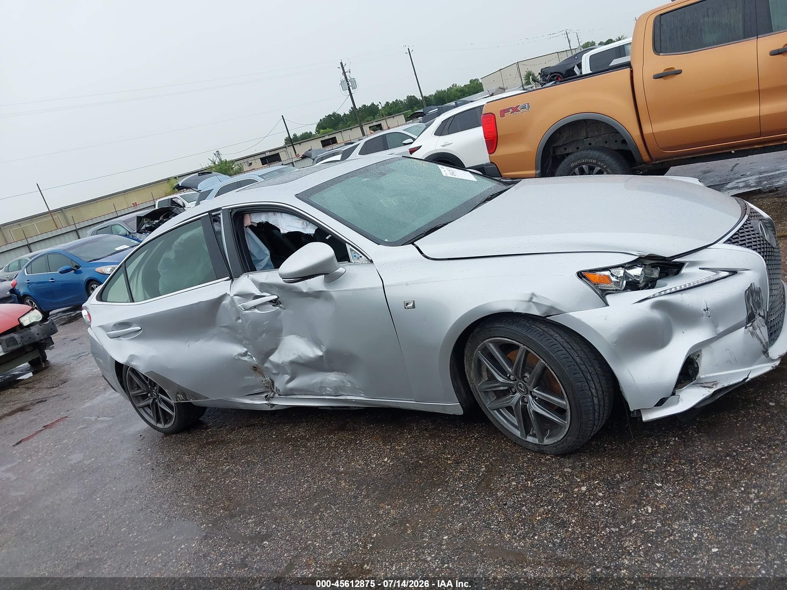 2014 Lexus Is 250   Silver vin: JTHBF1D21E5008710