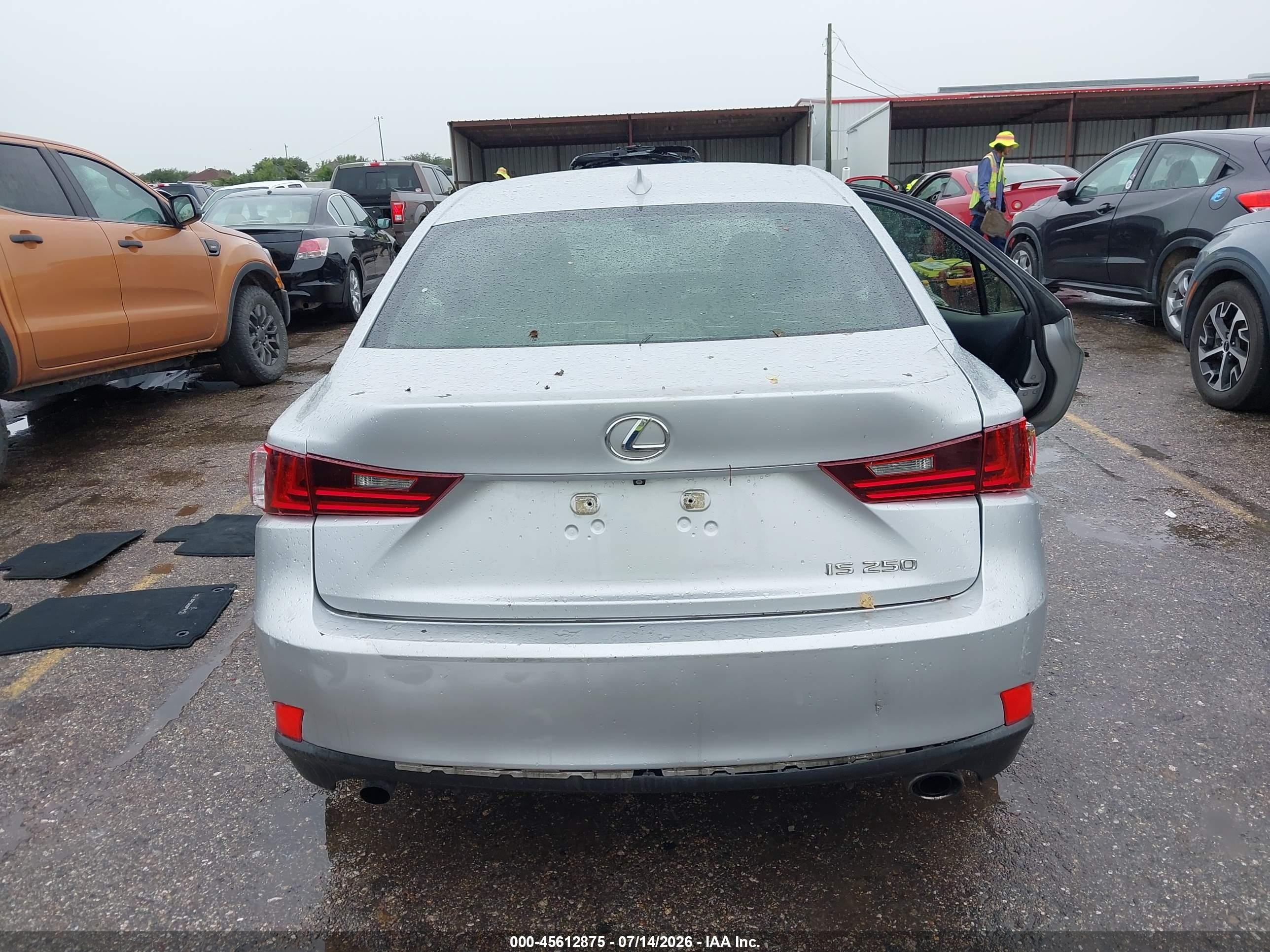 2014 Lexus Is 250   Silver vin: JTHBF1D21E5008710