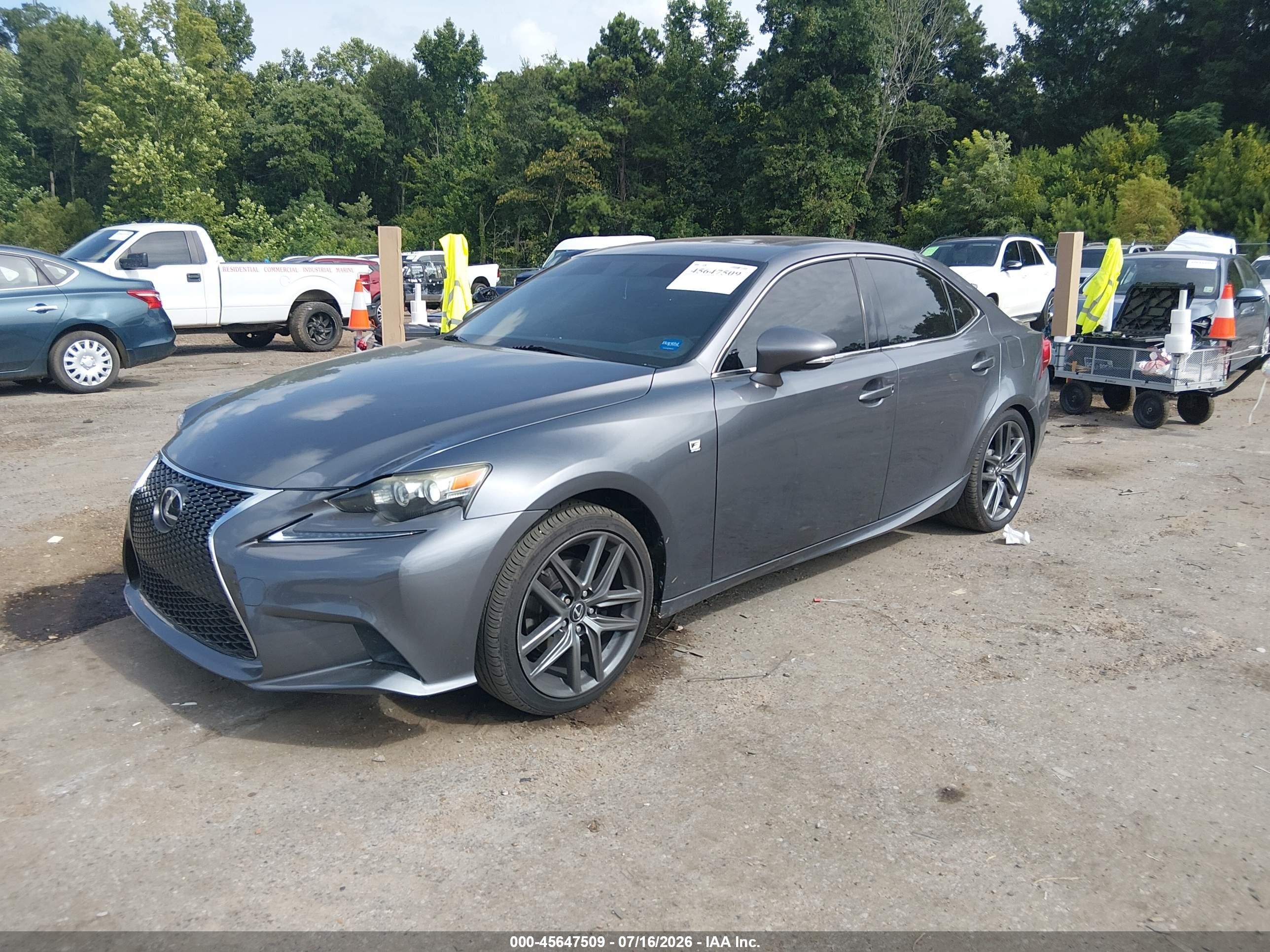 2014 Lexus Is 250   Gray vin: JTHBF1D21E5009064