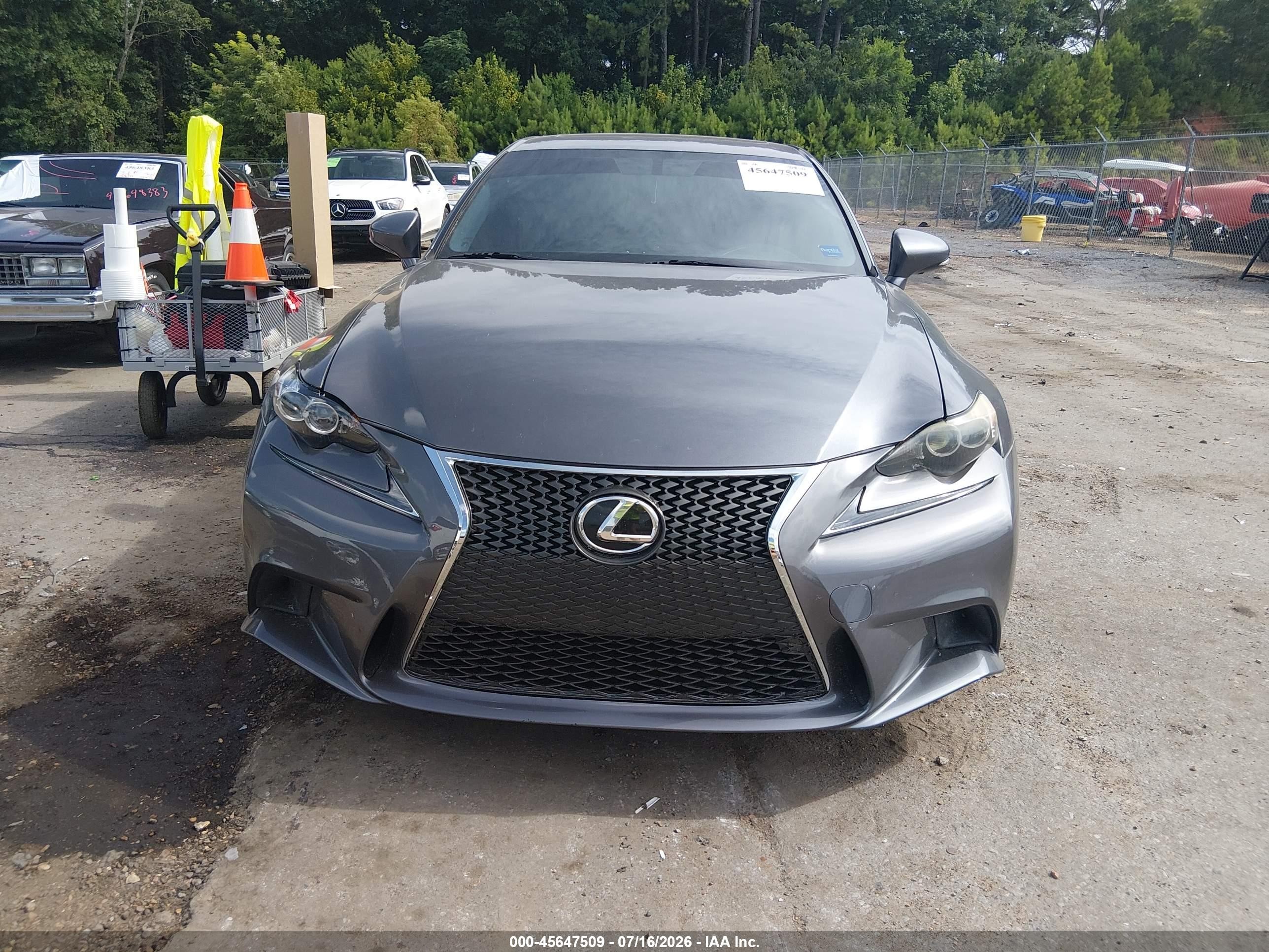 2014 Lexus Is 250   Gray vin: JTHBF1D21E5009064