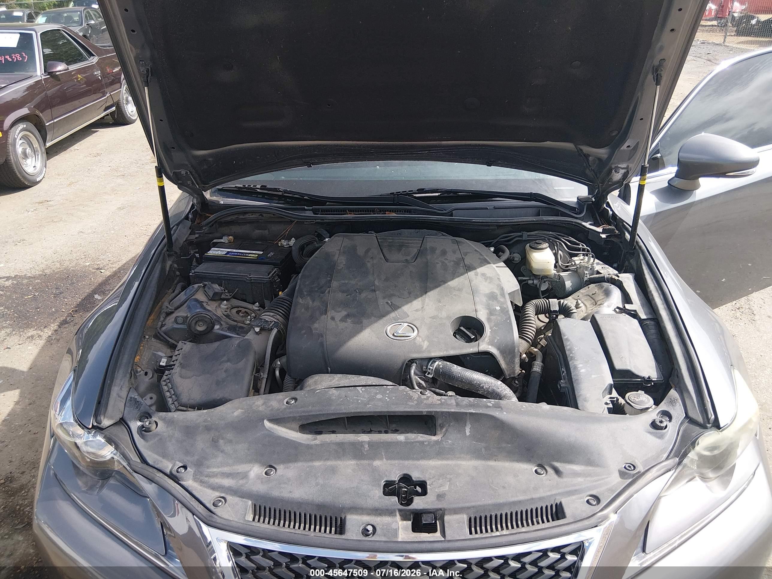 2014 Lexus Is 250   Gray vin: JTHBF1D21E5009064