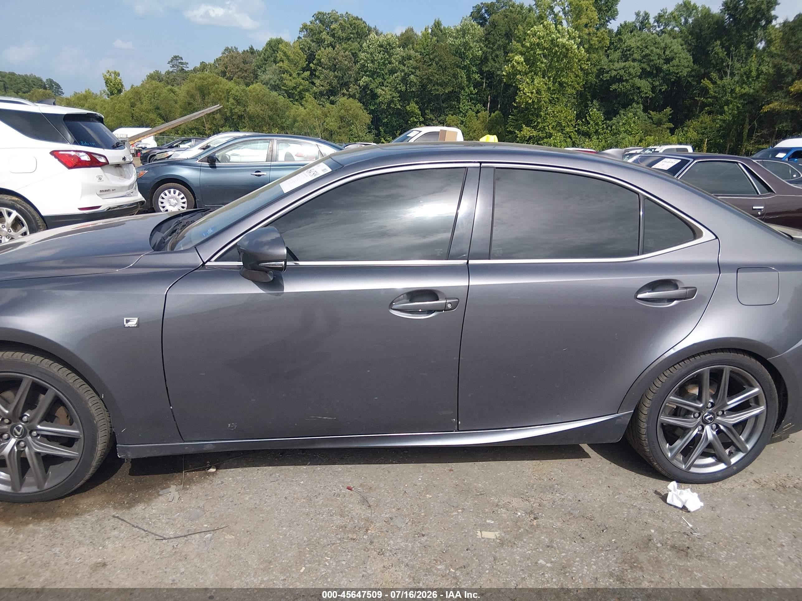 2014 Lexus Is 250   Gray vin: JTHBF1D21E5009064