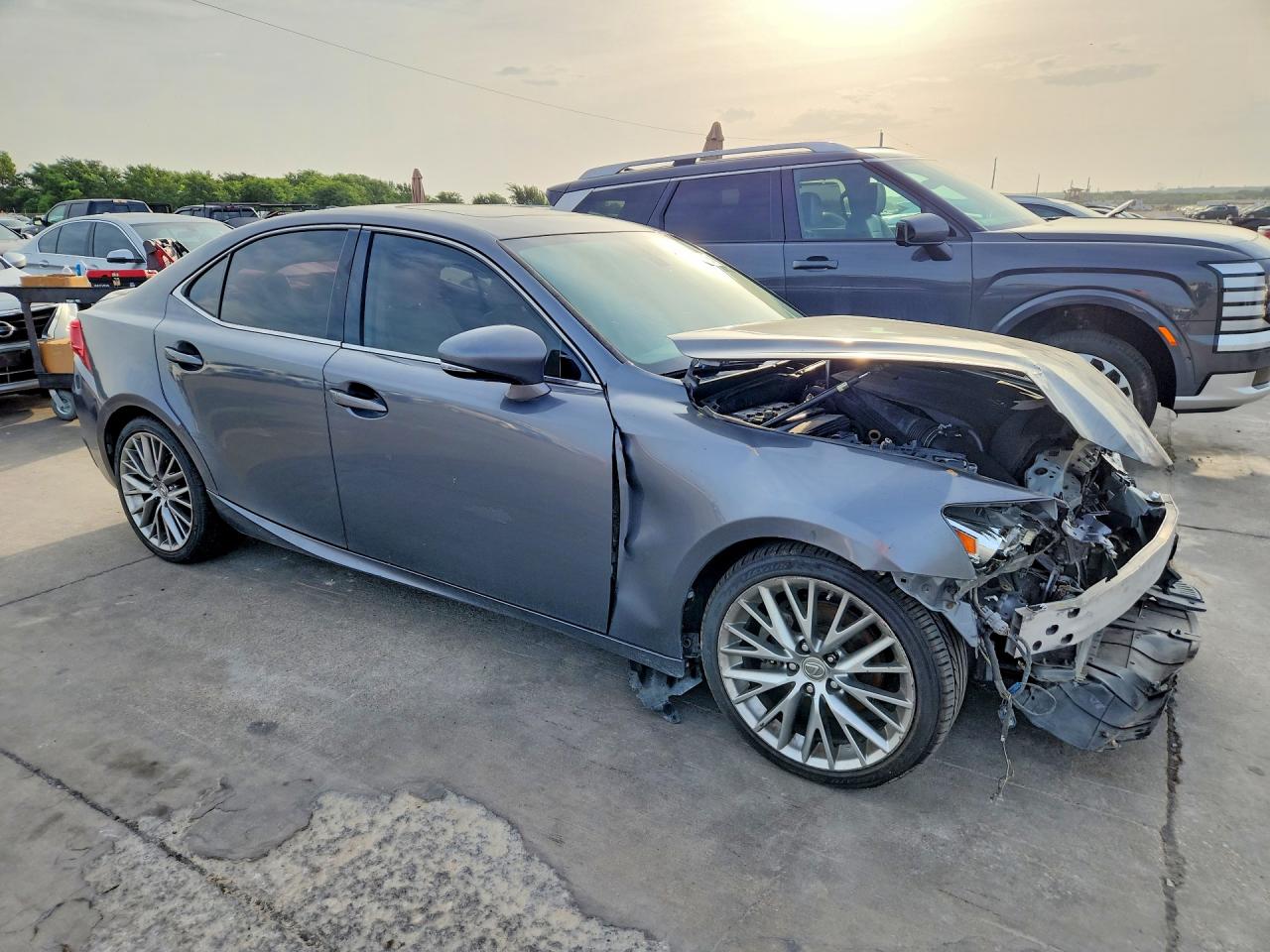 2014 Lexus Is 250 Gray vin: JTHBF1D21E5014362