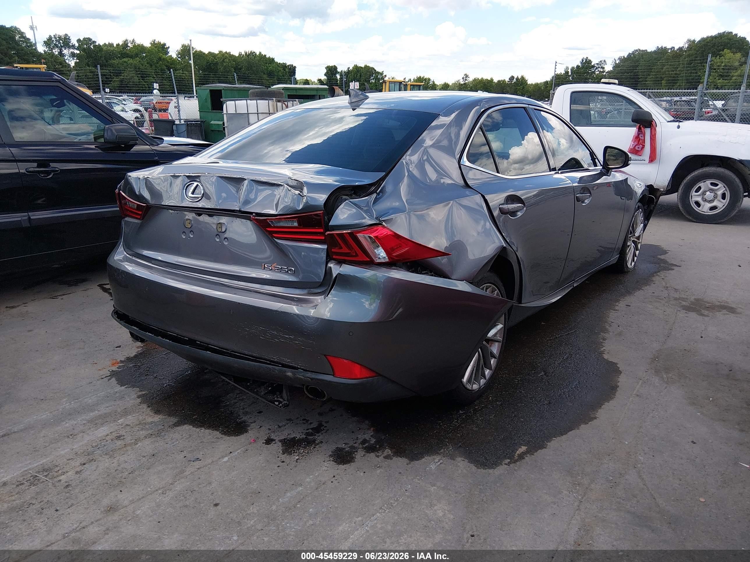 2014 Lexus Is 250   Gray vin: JTHBF1D21E5021747