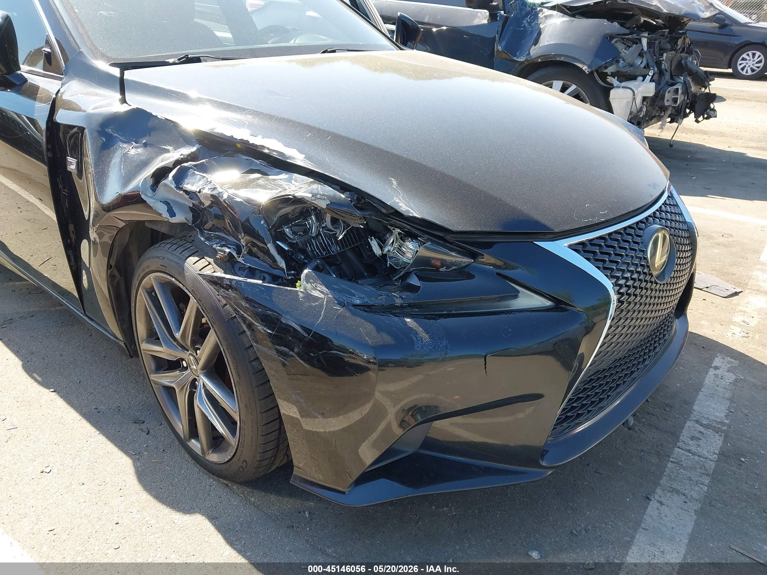 2014 Lexus Is 250   Black vin: JTHBF1D21E5032425