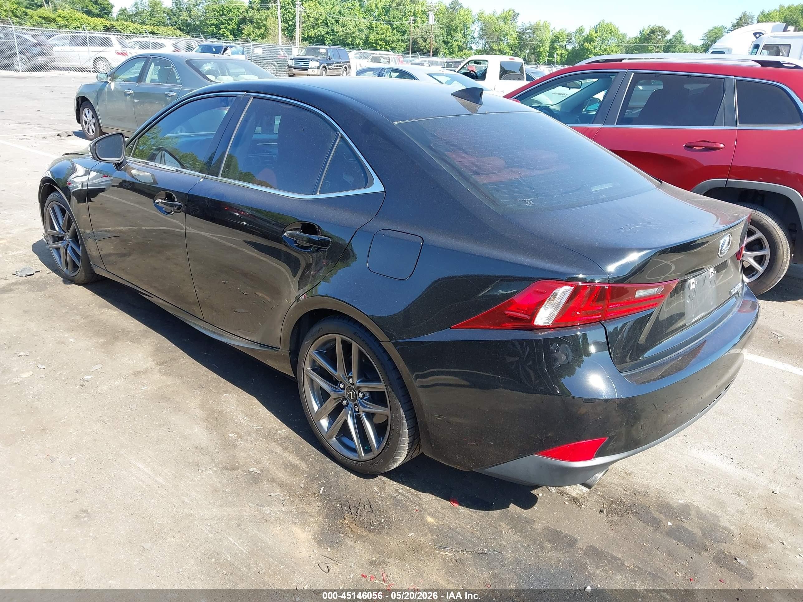 2014 Lexus Is 250   Black vin: JTHBF1D21E5032425