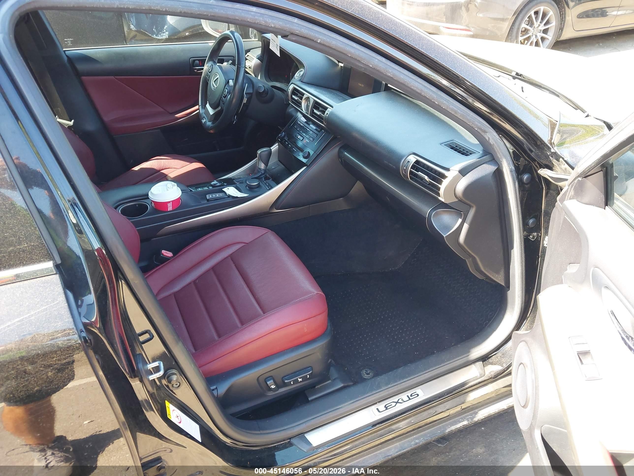 2014 Lexus Is 250   Black vin: JTHBF1D21E5032425