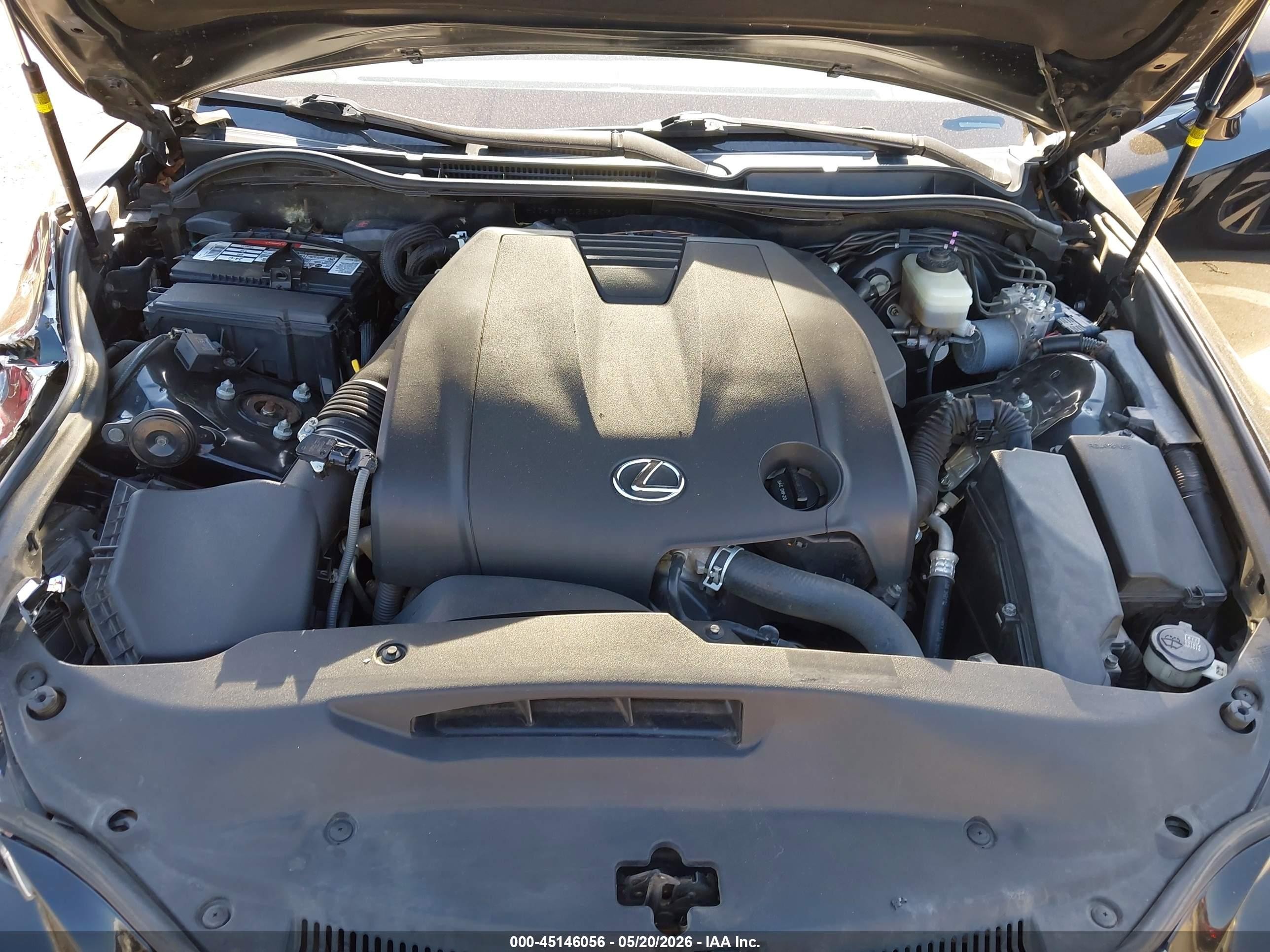 2014 Lexus Is 250   Black vin: JTHBF1D21E5032425